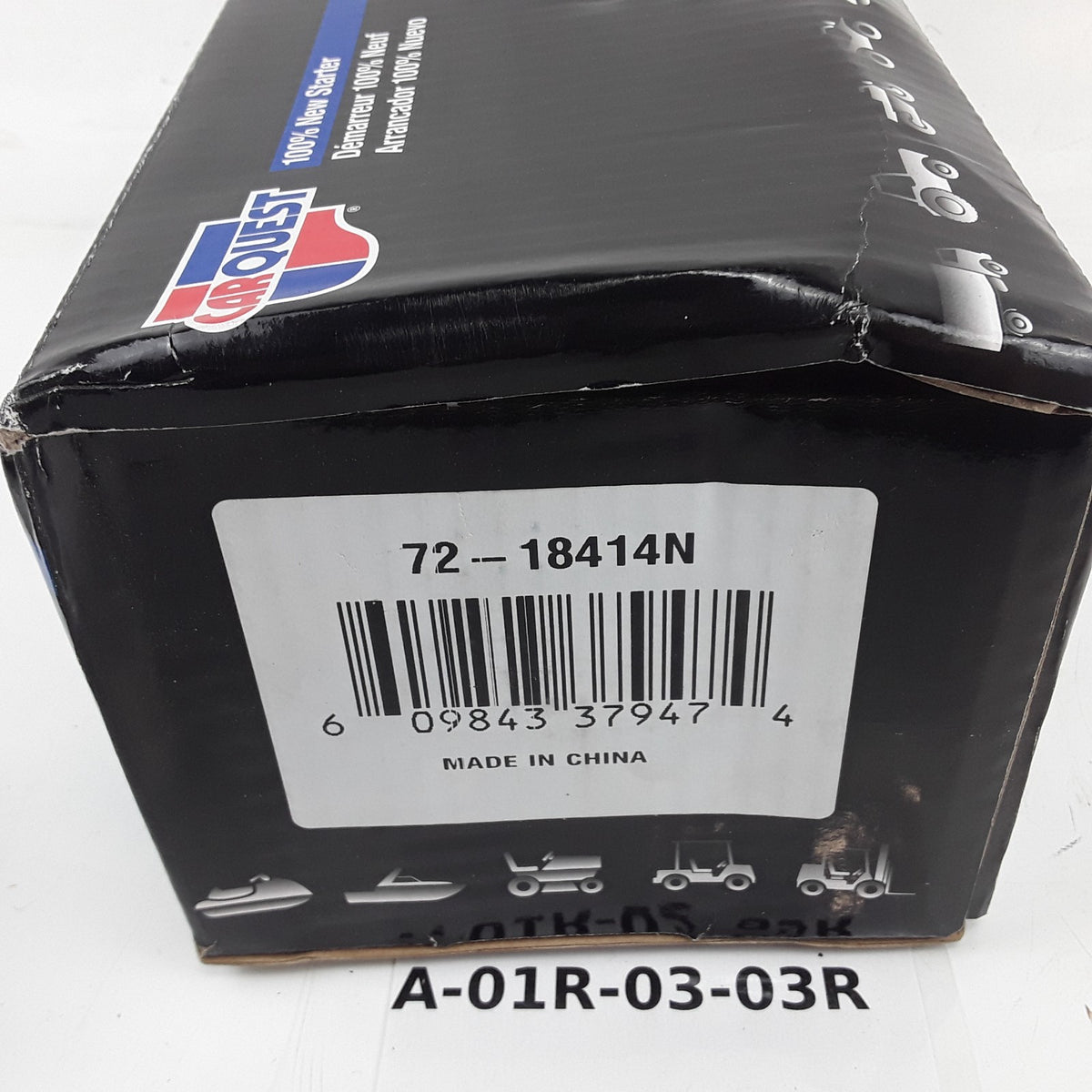 Carquest 72-18414N Starter Motor For Kubota F2260-R YR F3060-R YR 1997,2003-2004