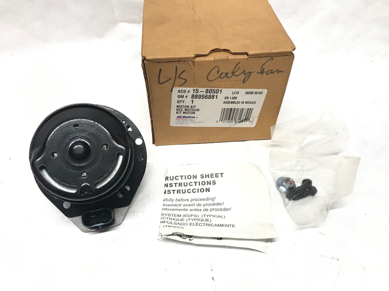 Engine Cooling Fan Motor Left FOR Pontiac Grand Prix,Chevrolet Impala 2004-2005 - HotCarParts