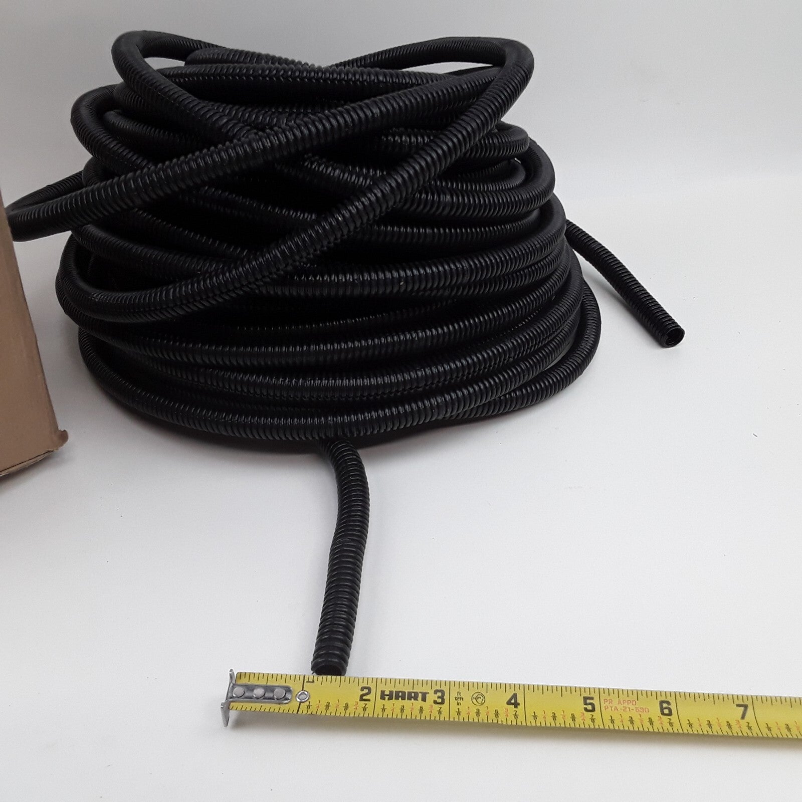 Dorman 86632 Black Flex Split Wire Conduit Plastic 3/8 In. x 100 Feet