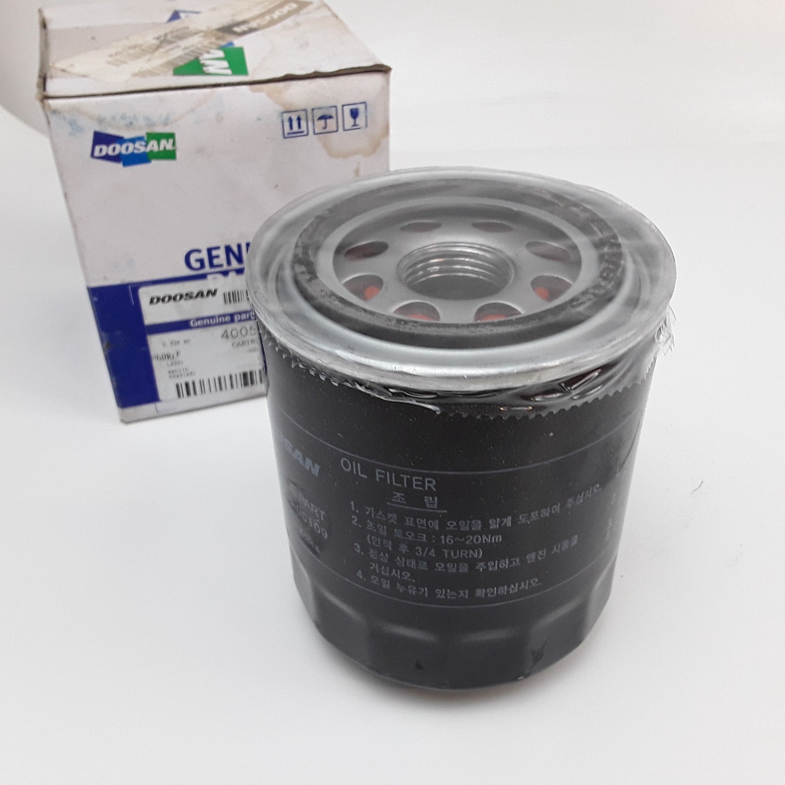 Doosan 400508-00109 Cartridge Oil Filter Assembly Heavy Duty High Performance