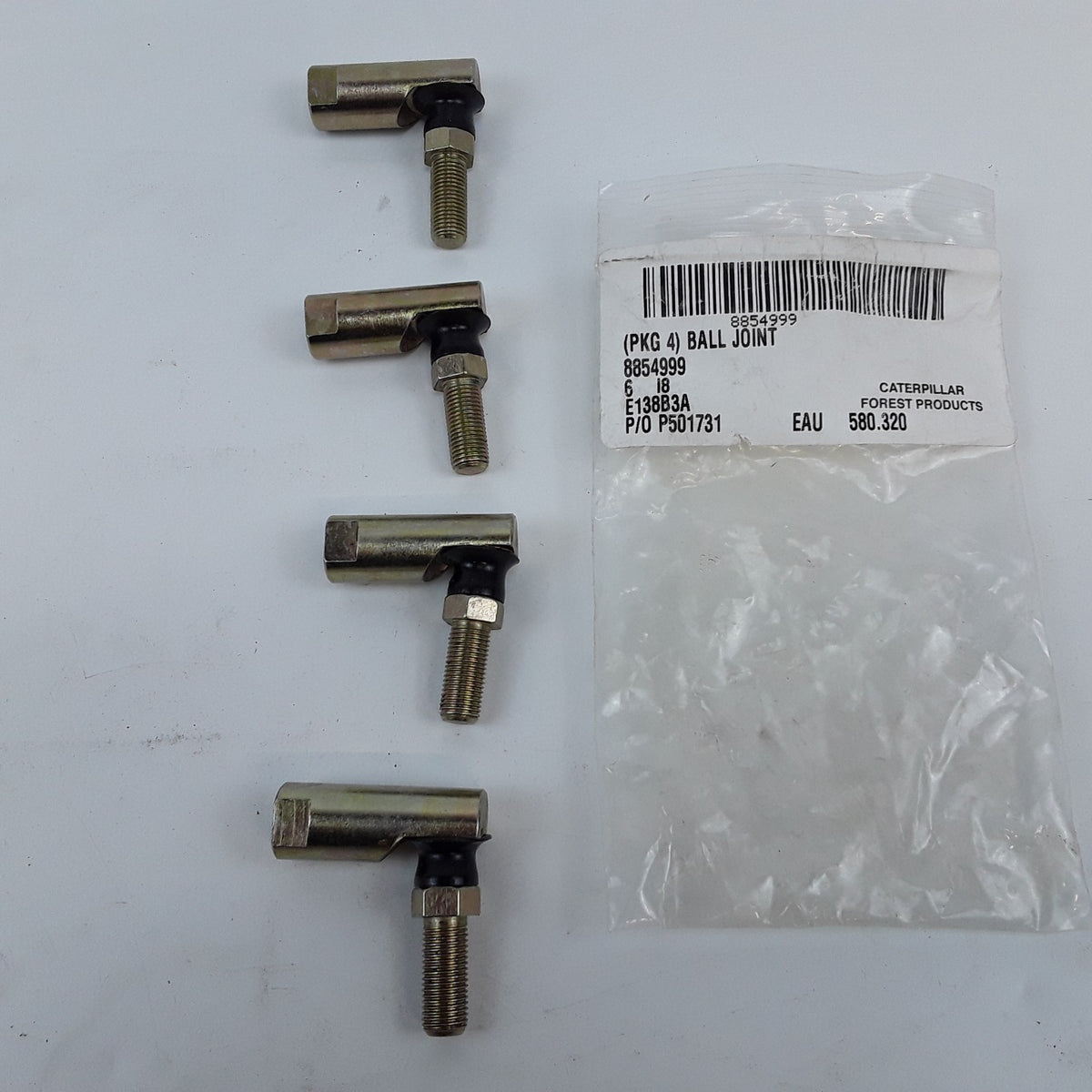 Shift Linkage Ball Joints Fits Caterpillar Forest Products Set of 4pcs 8854999