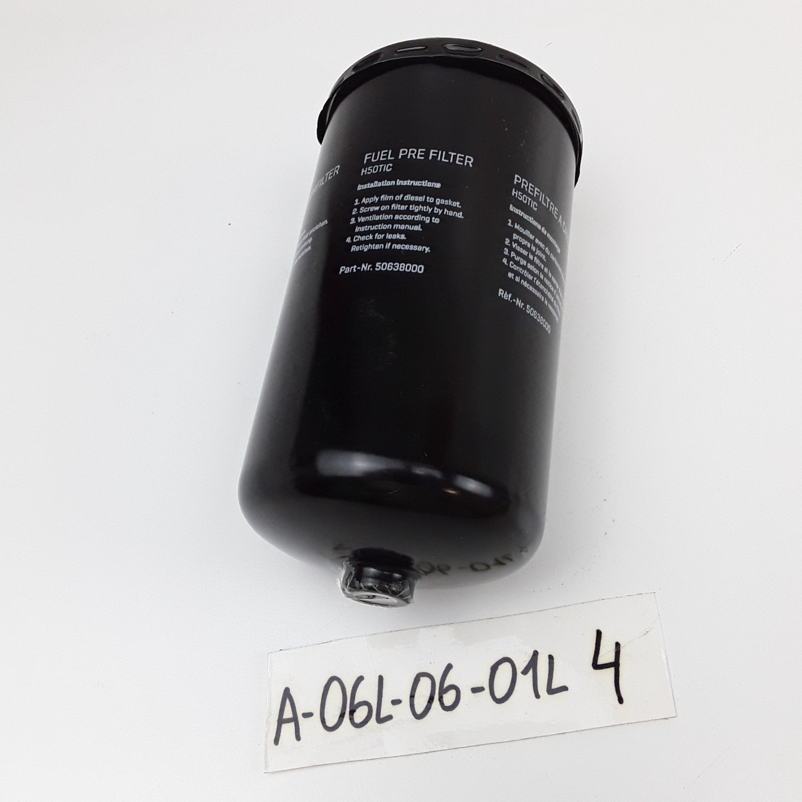 HATZ 50638000 Fuel Filter Water Separator Assembly Heavy Duty High Performance