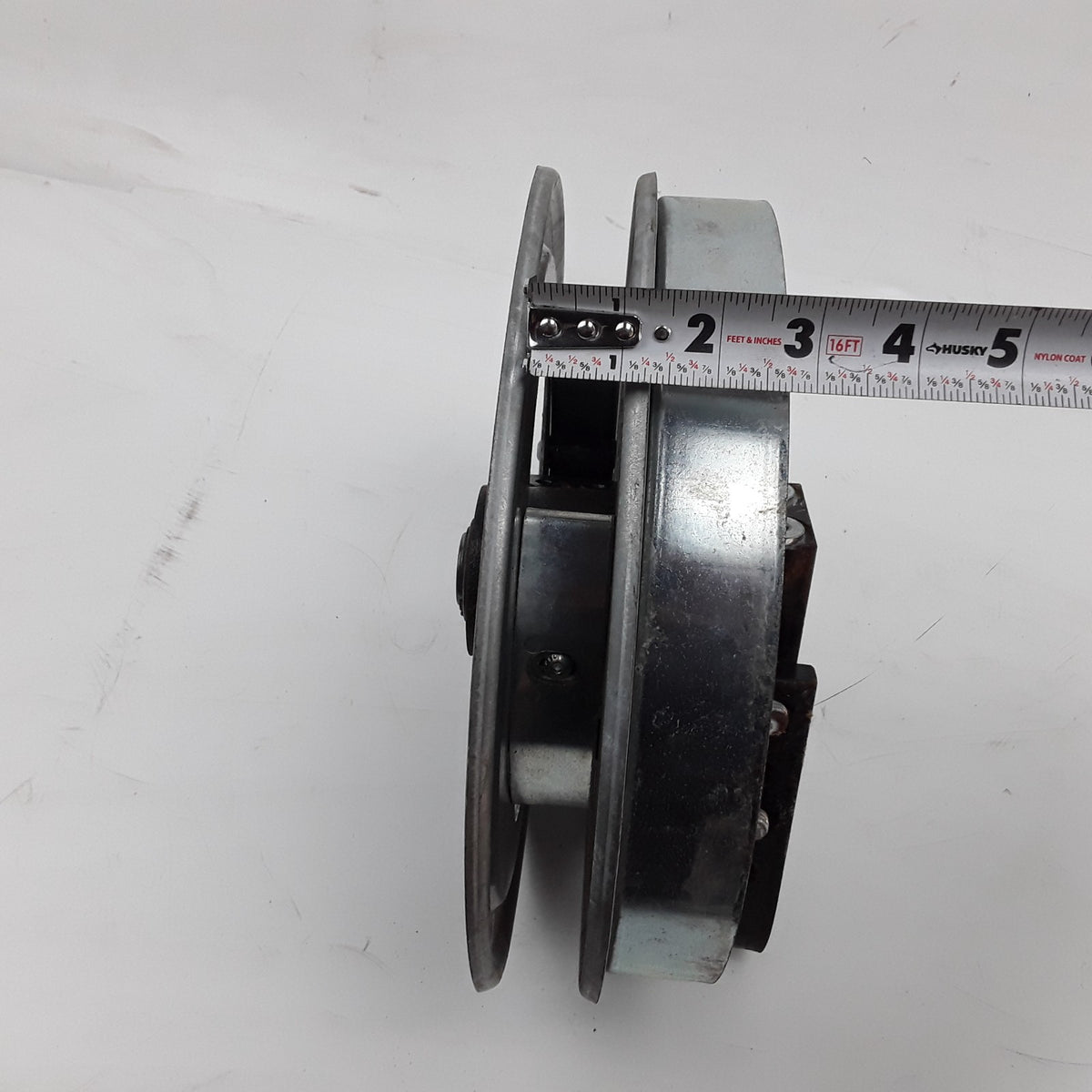 Right-Side Hydraulic Dual Hose Reel Assembly Heavy Duty For Forklifts Cranes