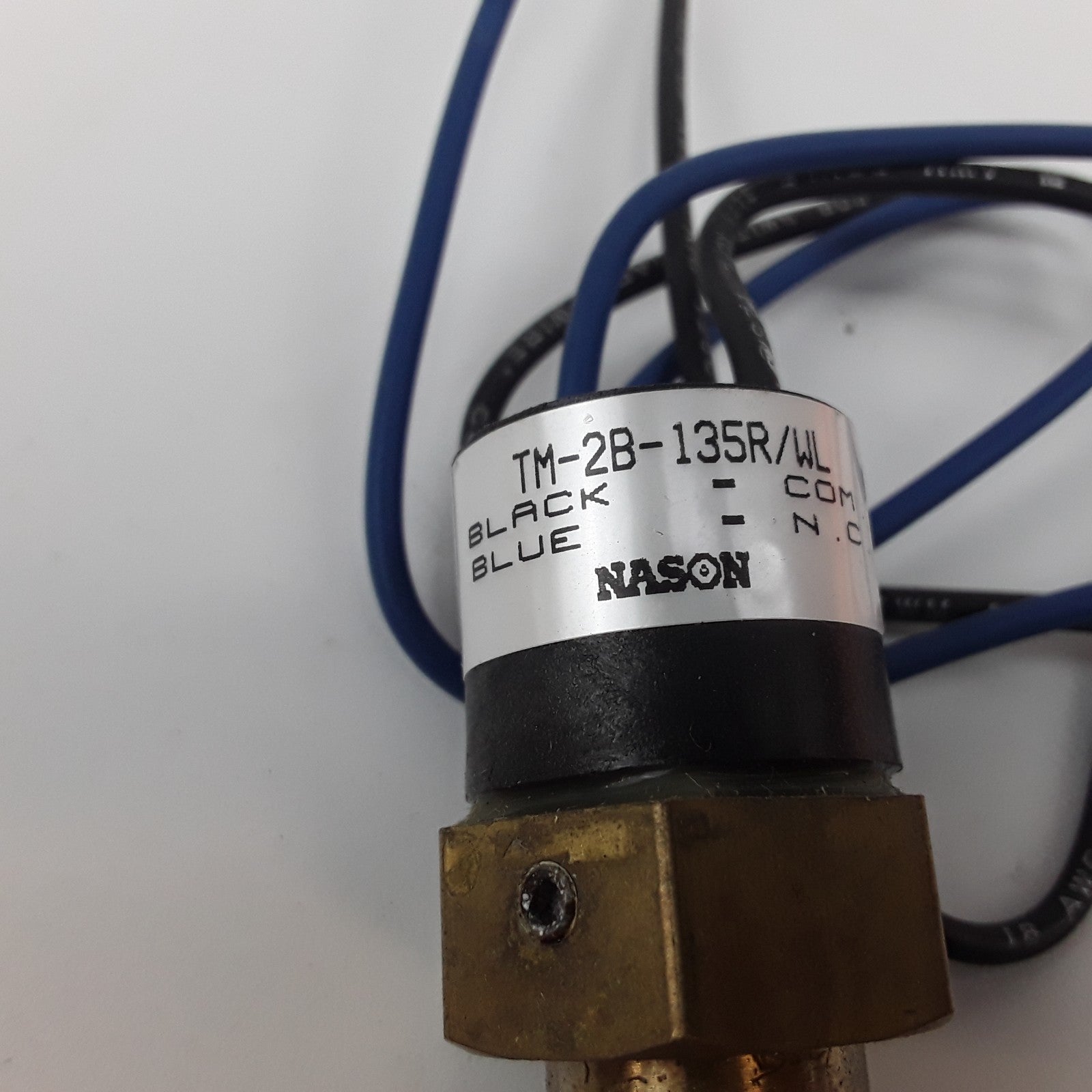 Nason TM-2B-135R/WL Bellows-Actuated Temperature Switch 135°F Rugged Automotive