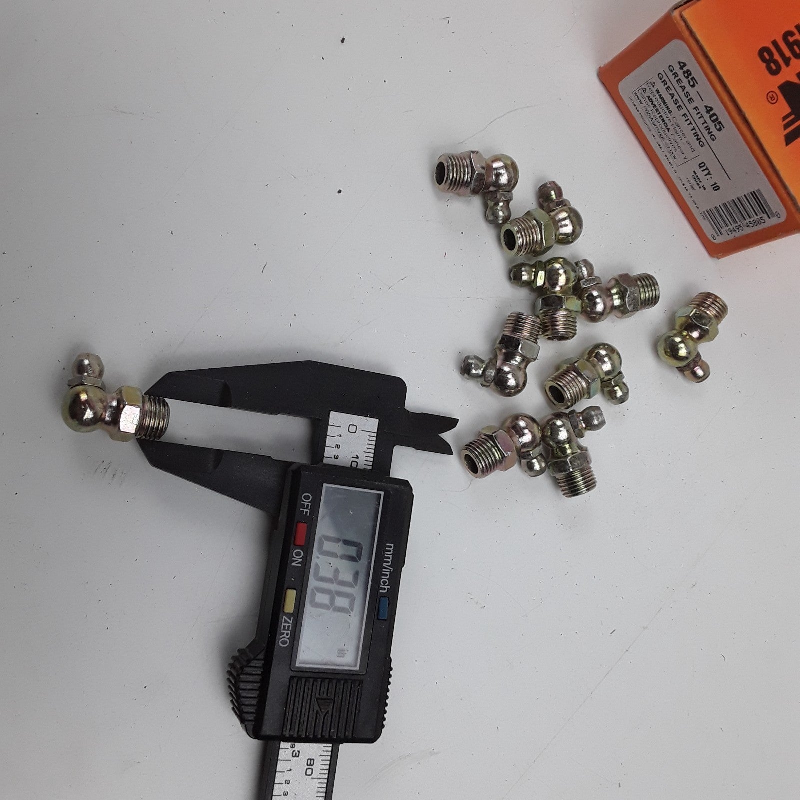 Dorman 485-405 Grease Fitting-90 Degree Brass 1/8 in Pipe Set of 10