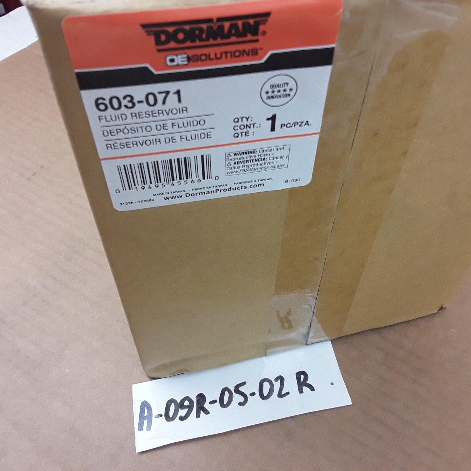 Dorman 603-071 Front Windshield Washer Fluid Reservoir Fits Honda Fit 2006-2008