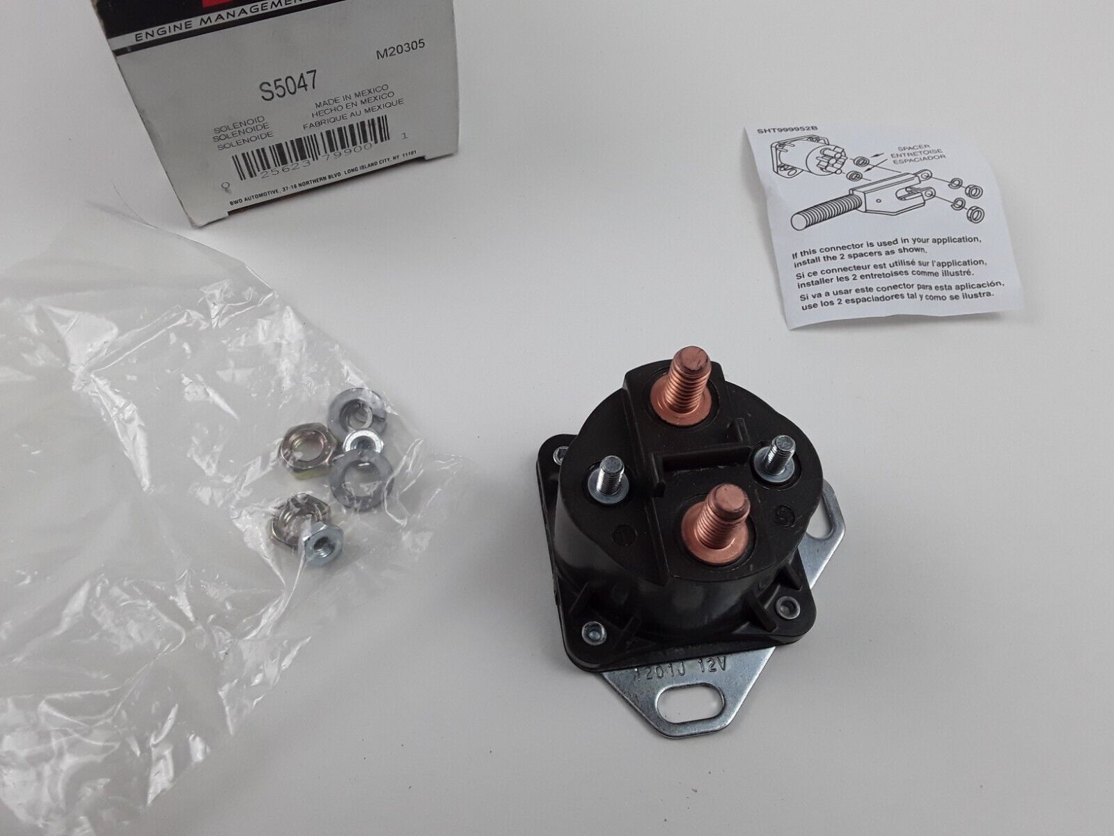 12V Terminal 4 Starter Solenoid for GMC Chevrolet Ford Mercury Lincoln 1973-2014