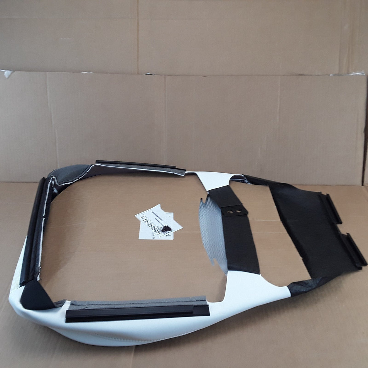 1608642-01-L White Performance 1st Row Seat Cushion Cover For Tesla Model S X