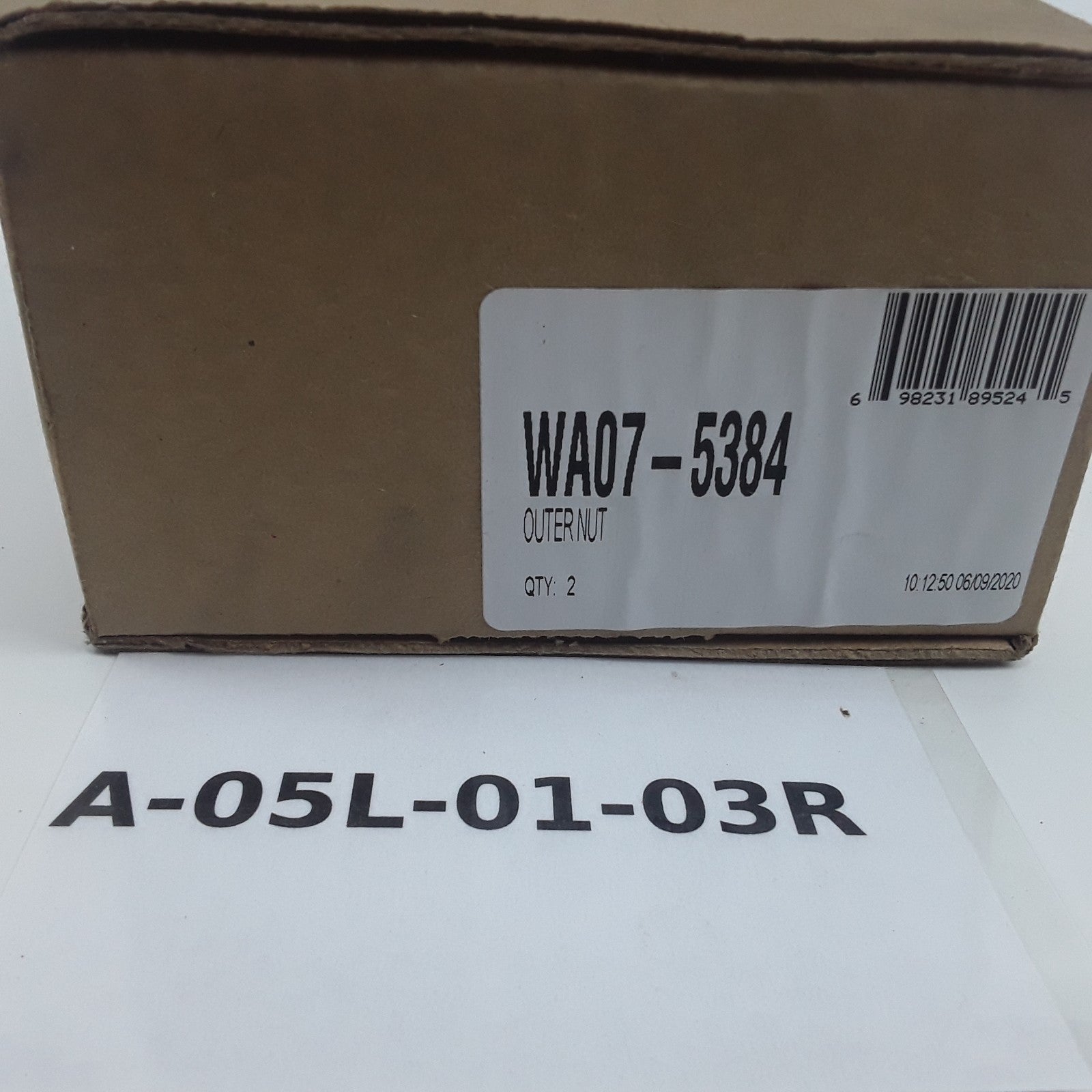 World American WA07-5384 Spindle Nut Outer 3 1/4"-12 Thread, 4" A.F 1" Thickness