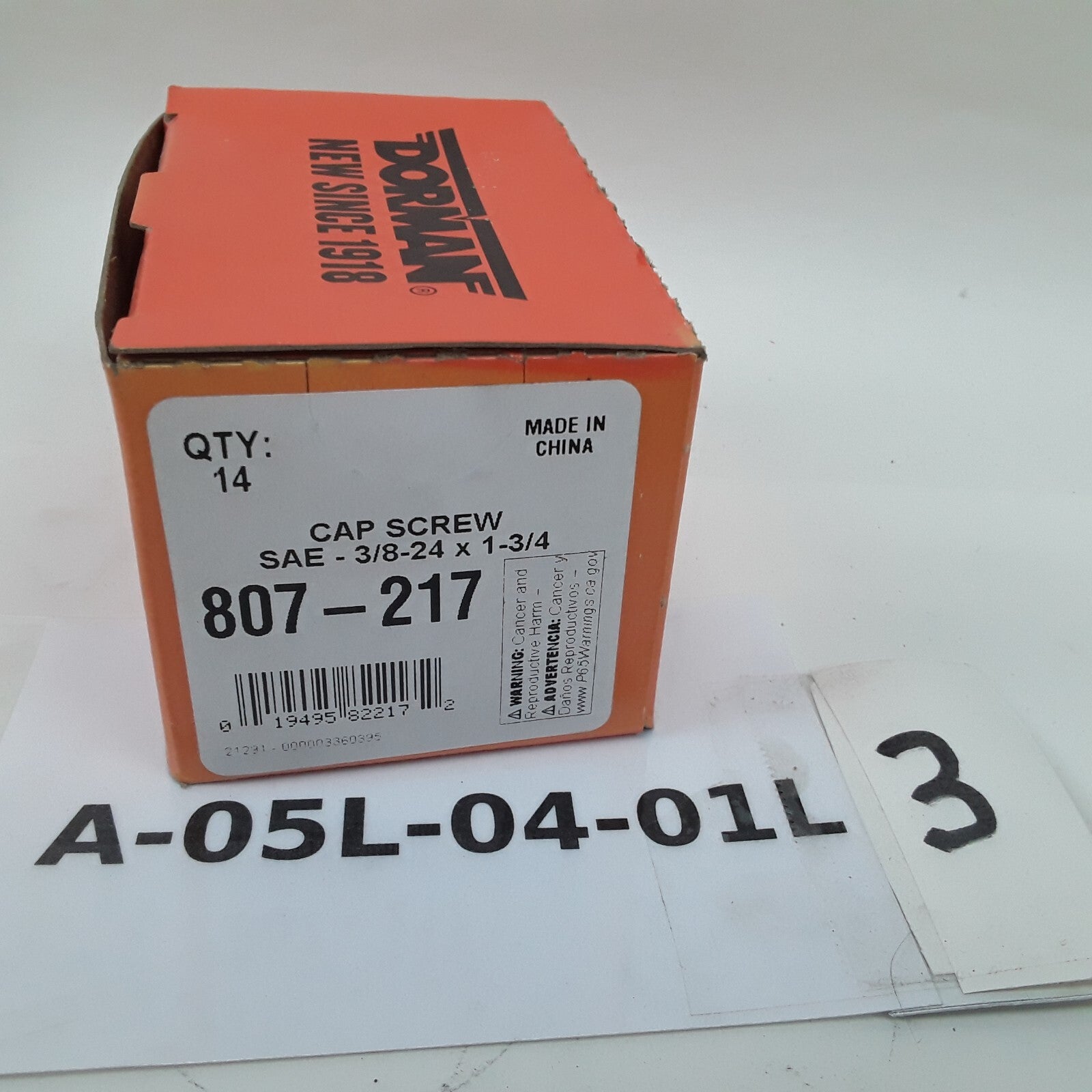 Multipurpose Car Truck Bolt Cap Screw-Hex Head-Grade 5- 3/8-24 x 1-3/4 In