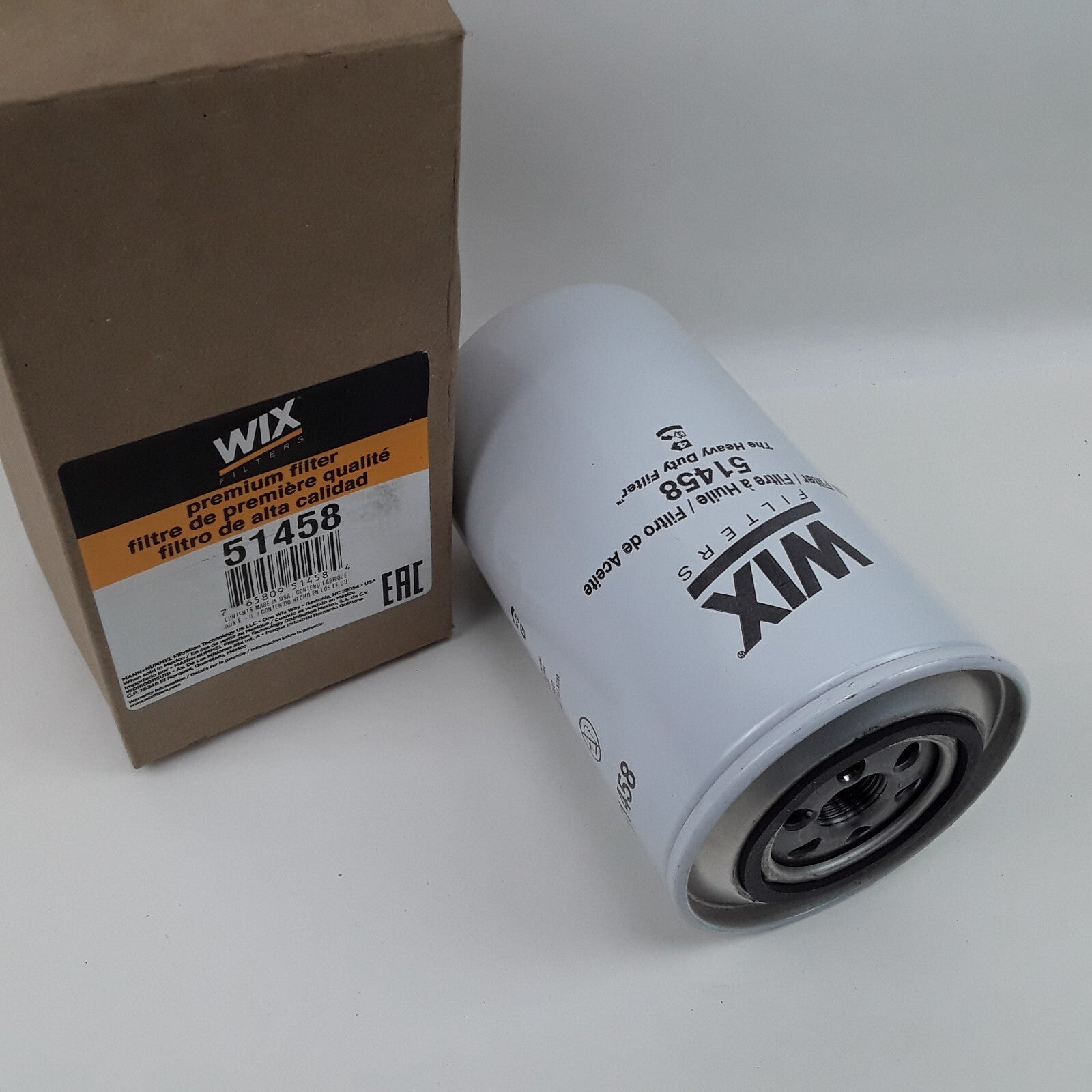 Wix 51458 Heavy Duty High Performance Premium Spin-On Lube Engine Oil Filter