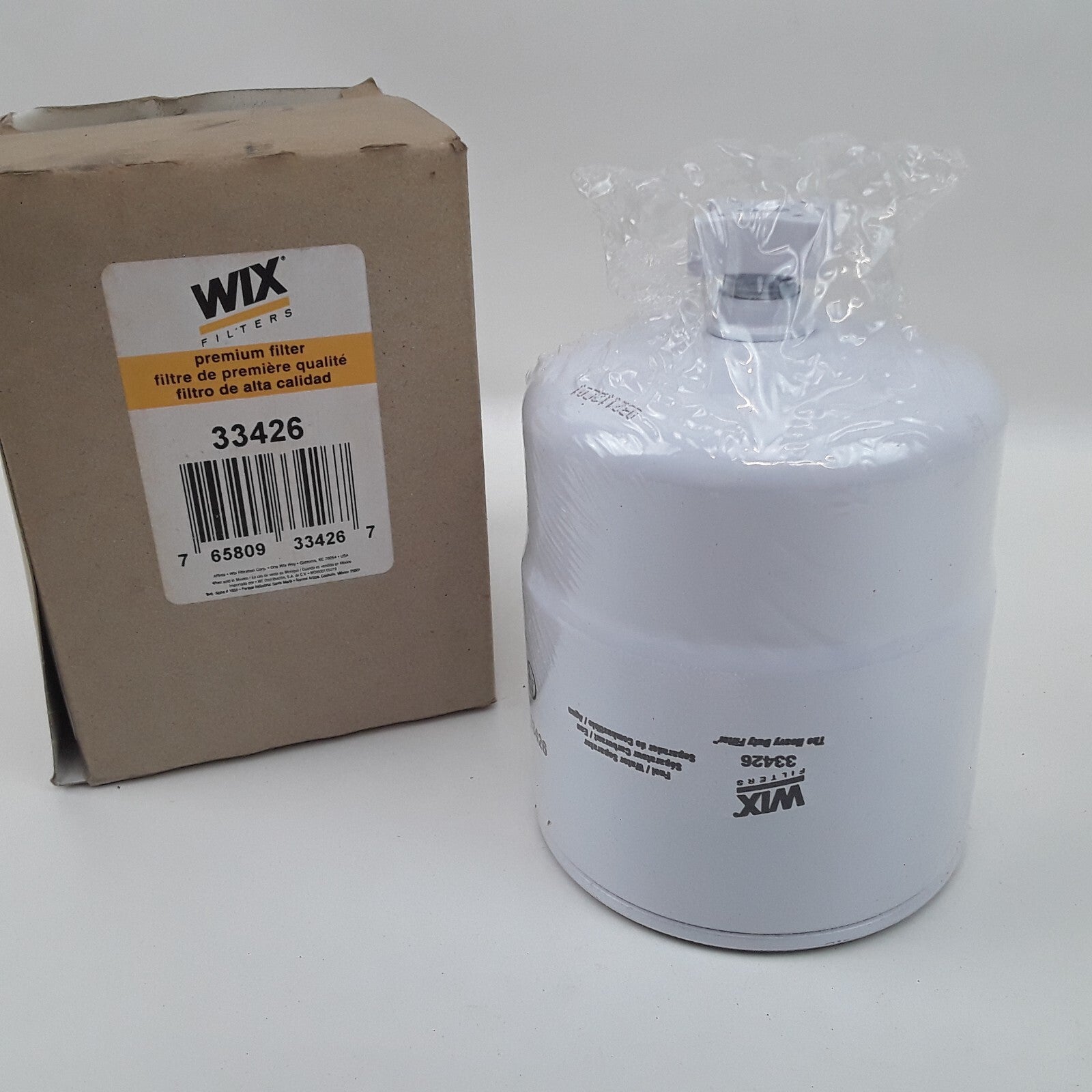 WIX 33426 Heavy Duty Spin-On Hydraulic Engine Fuel Water Separator Filter