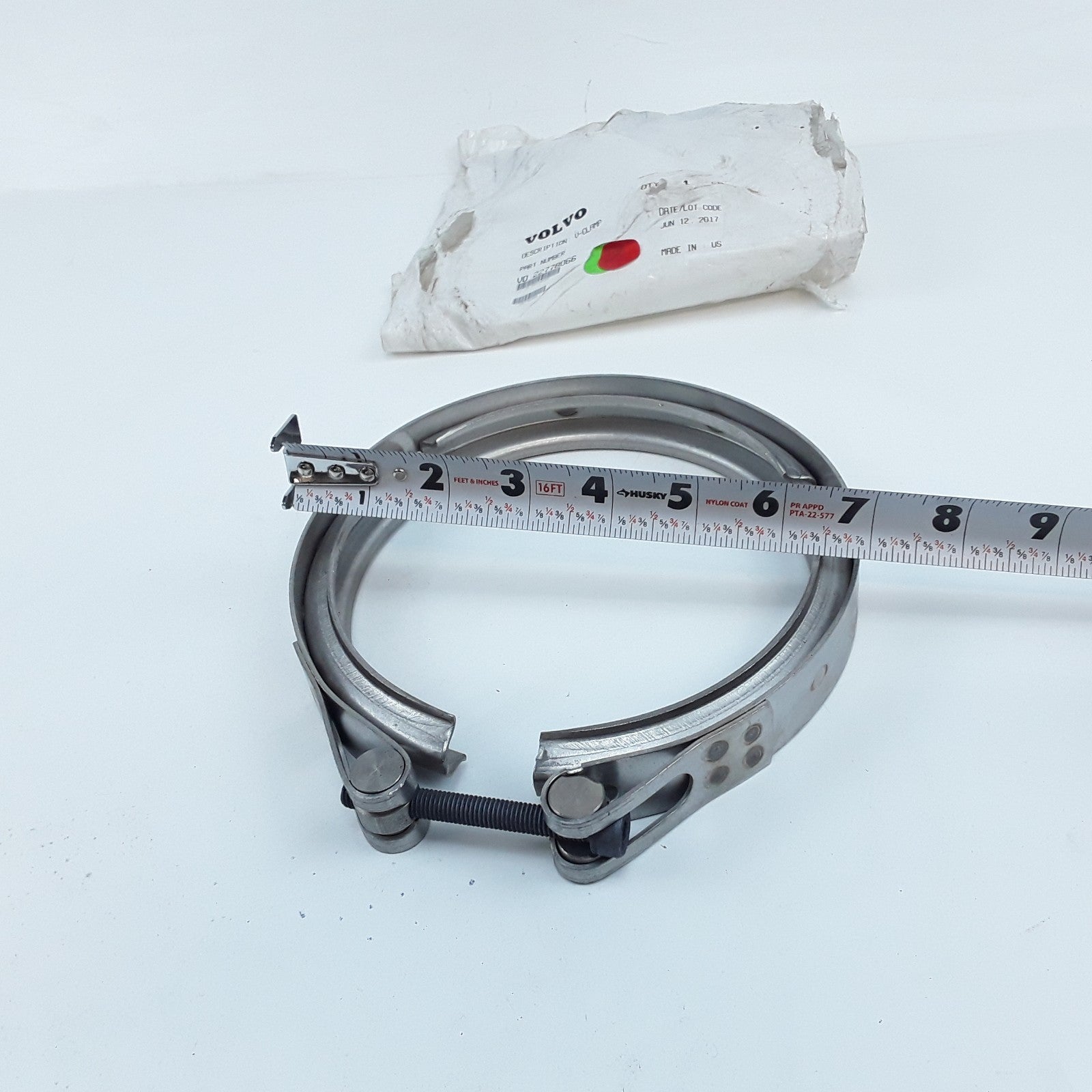 Diesel Particulate Filter (DPF) V-Band Clamp For Volvo & Mack MP7, MP8, D11, D13