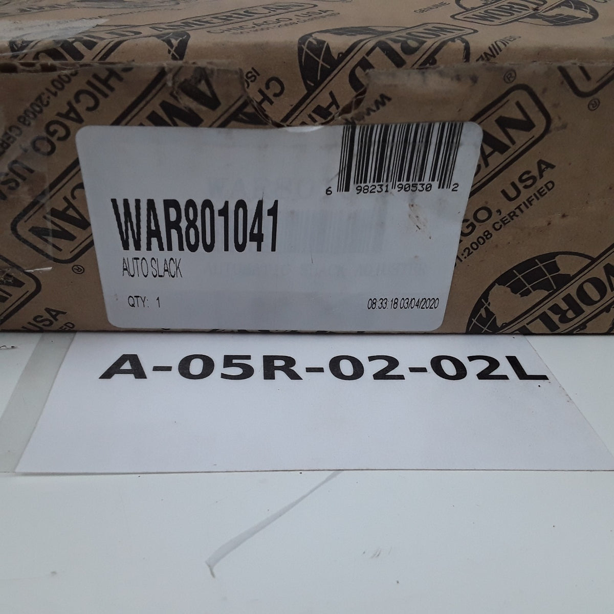 Air Brake Automatic Slack Adjuster - 1-1/2"-10 Spline, 5.5" Arm A, Meritor Style