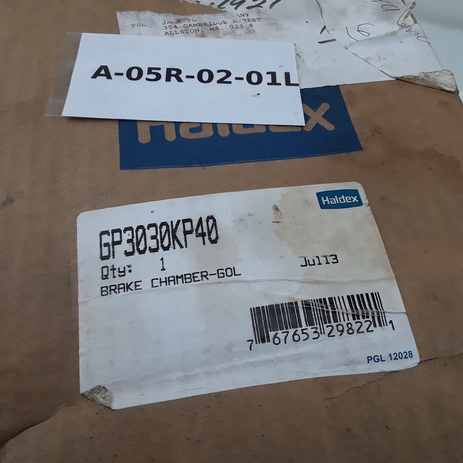 Haldex GP3030KP40 Truck Air Brake Spring Brake - DDPB Gold SS B:6.8"172mm