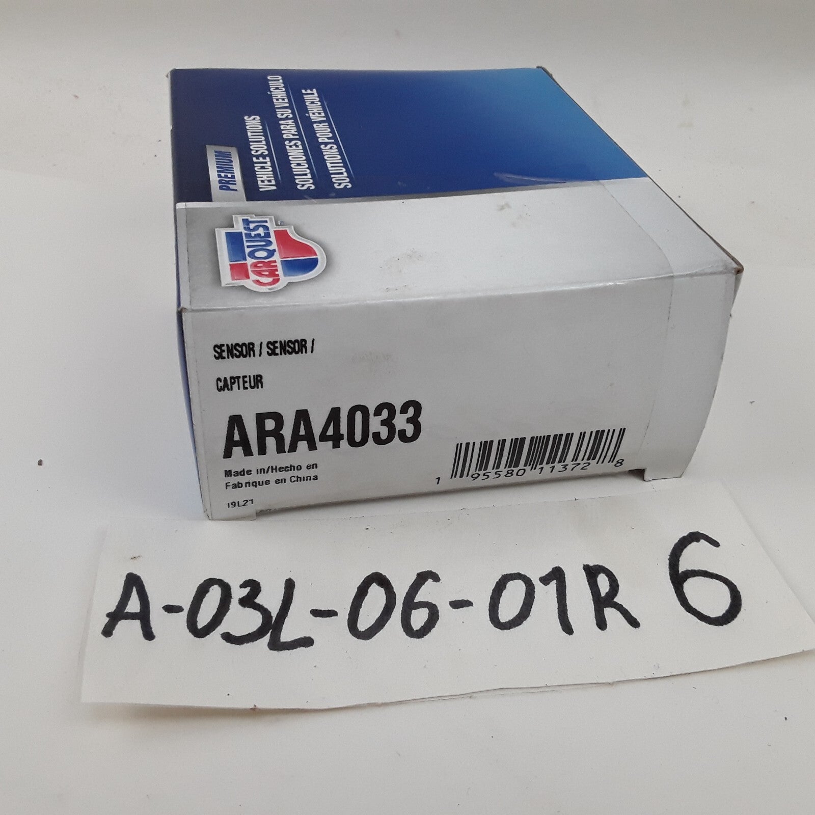 Carquest ARA4033 ABS Speed Sensor Fits Ford Fusion Edge Lincoln MKZ (2014-2018)