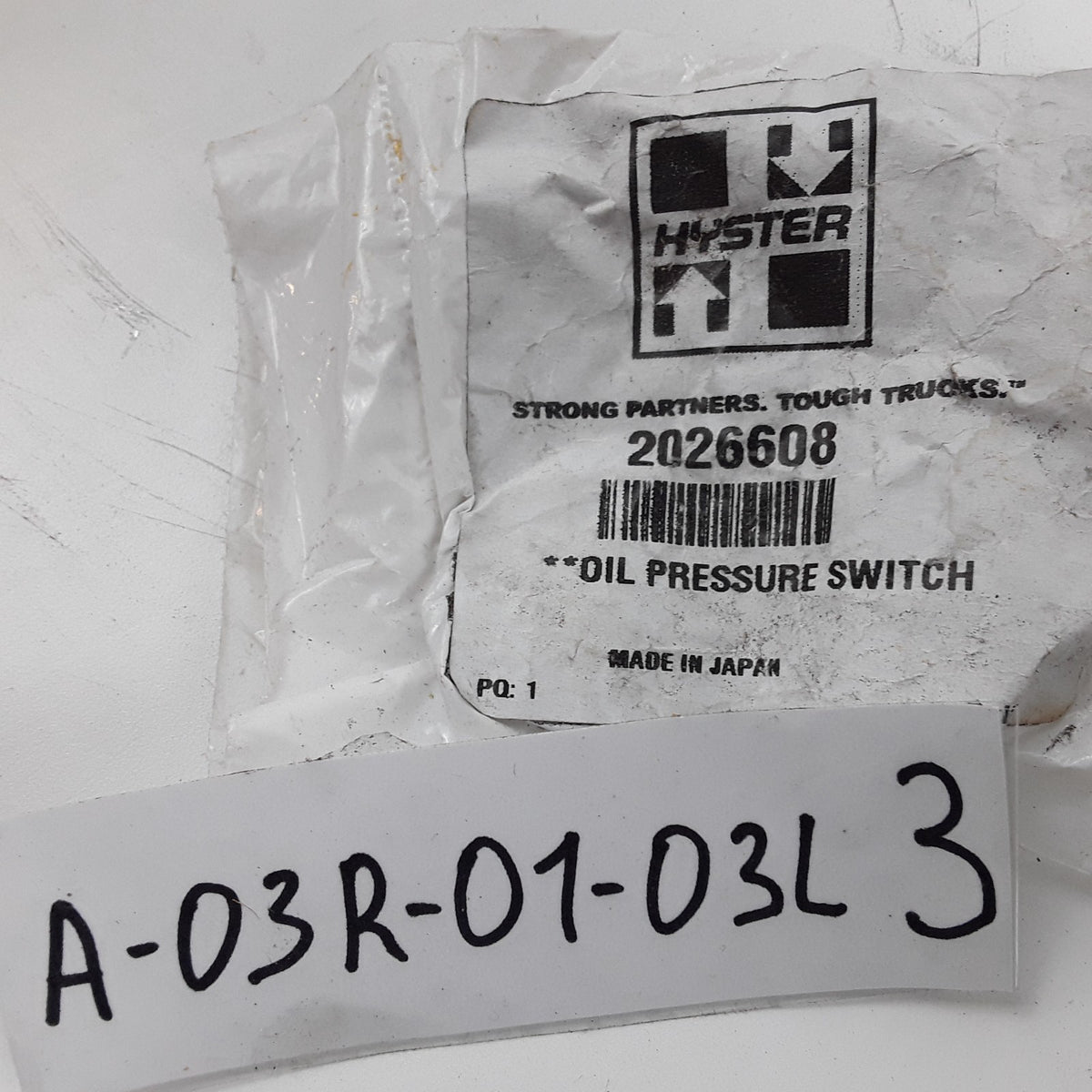 Water & Oil Senders Oil Pressure Switch 2026608 For Helmar Hyster Forklifts