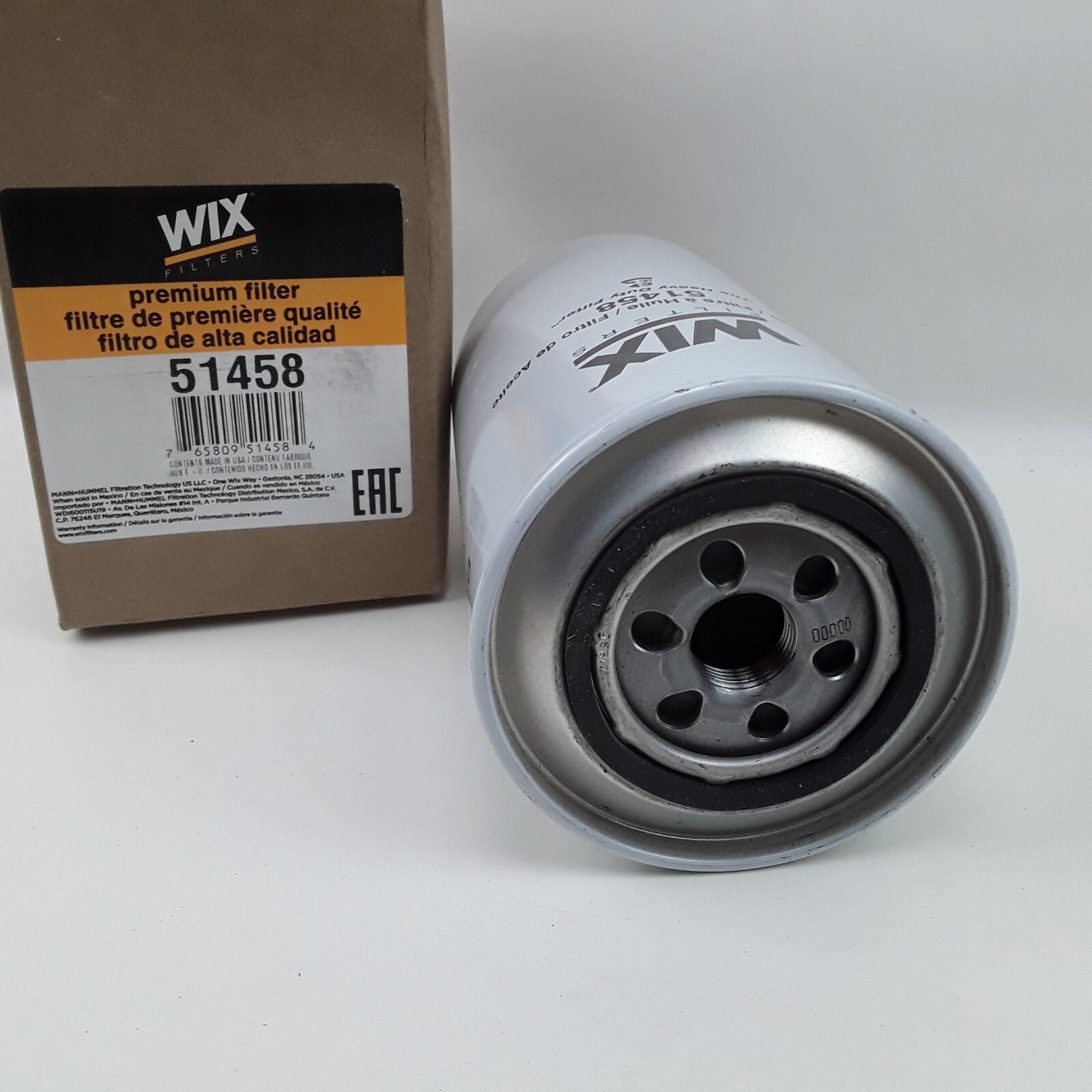 Wix 51458 Heavy Duty High Performance Premium Spin-On Lube Engine Oil Filter