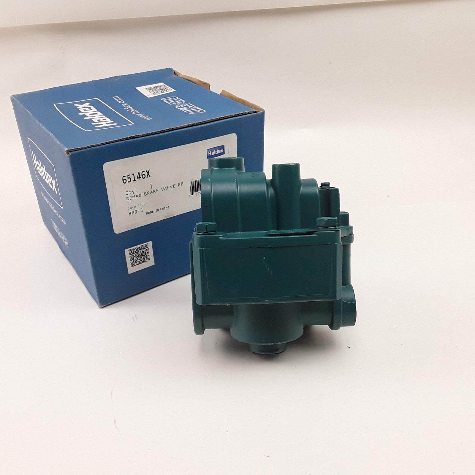 Haldex 65146X Air Brake Relay Valve 3/8" 4 Port Delivery For Heavy Duty Trucks