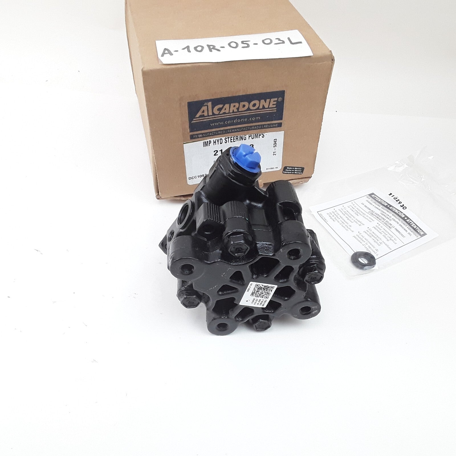 Cardone 21-5343 Power Steering Pump Aluminum For Chrysler Pacifica 2004-2006