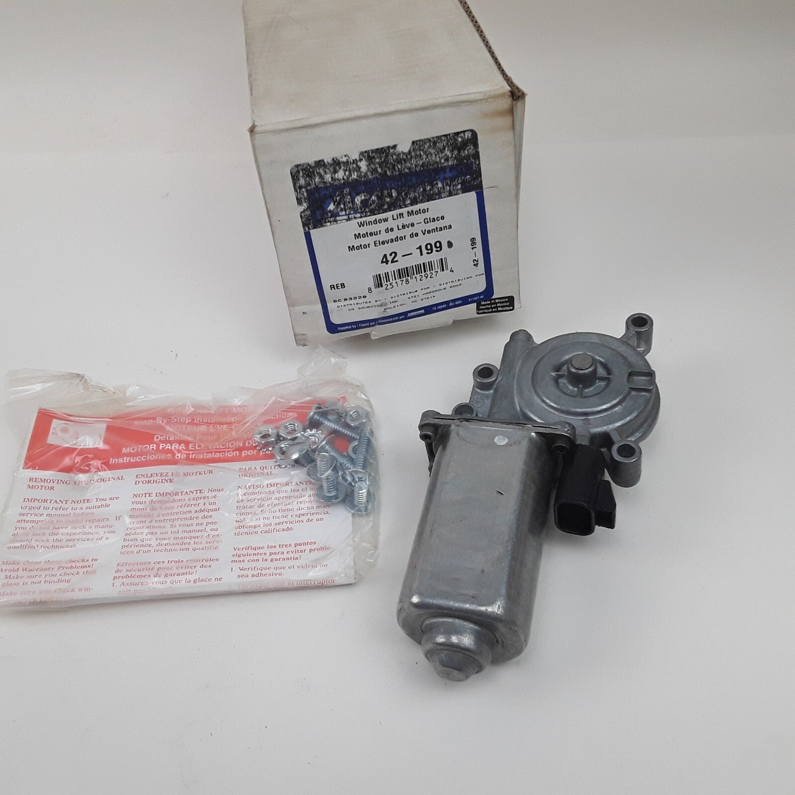 Cardone 42-199 Power Window Motor For 4 Door Oldsmobile Intrigue, Buick Century