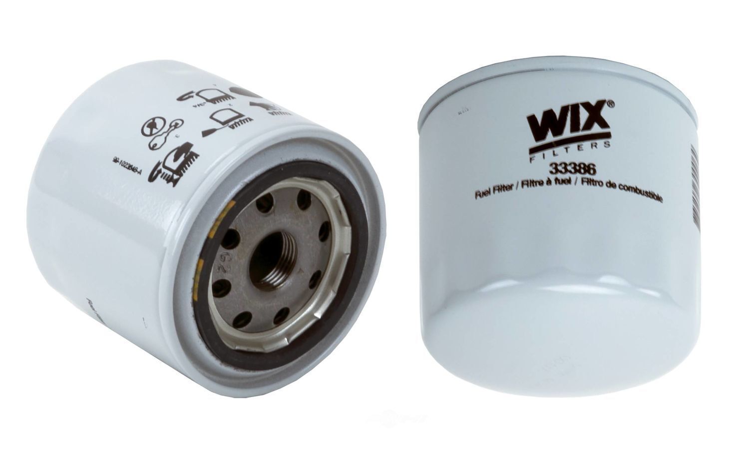 WIX 33386 Spin-On Fuel Filter Fits Isuzu Hino GMC Chevrolet 1986 1987 1988-1998
