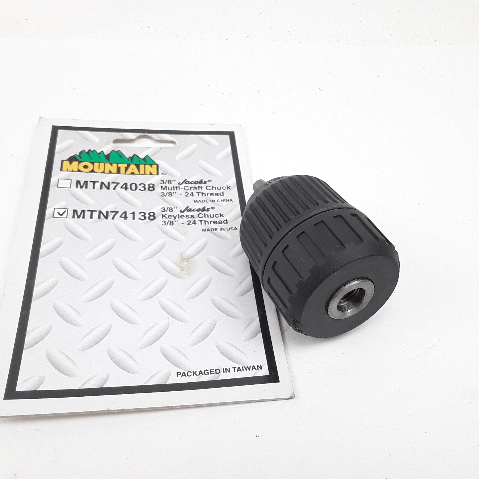 Mountain MTN74038 - 3/8" Jacobs Multi-Craft Chunk 3/8" - 24 Thread For Drill