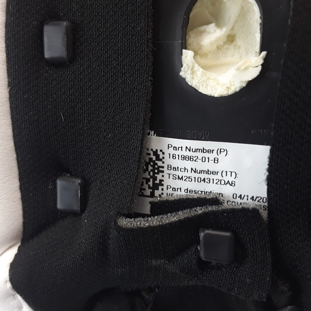2021-2026 Tesla Model X Front Left Hand Driver Seat Headrest 1619862-01-B OEM