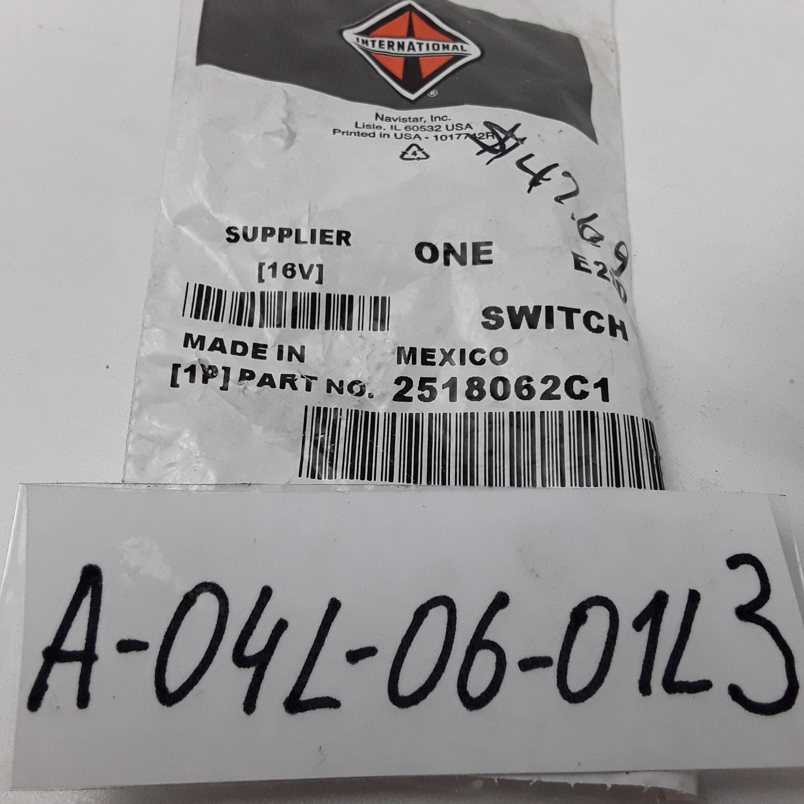 Coolant Level Sensor OEM International 3300 IC Corporation 1300 FBC (2008-2017)