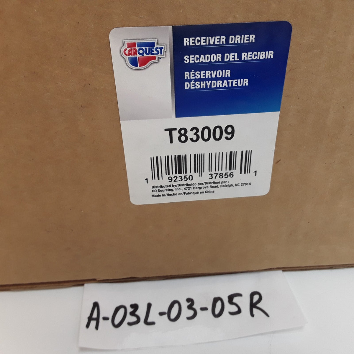 A/C Receiver Drier For BMW 535i xDrive 535xi 535i 2008 2009 2010 Carquest T83009