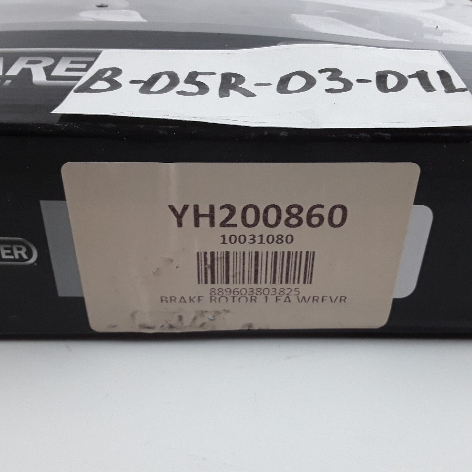 Wearever YH200860 Brake Rotor Bolt Circle Diameter 4.72 in Thickness 30.4 mm