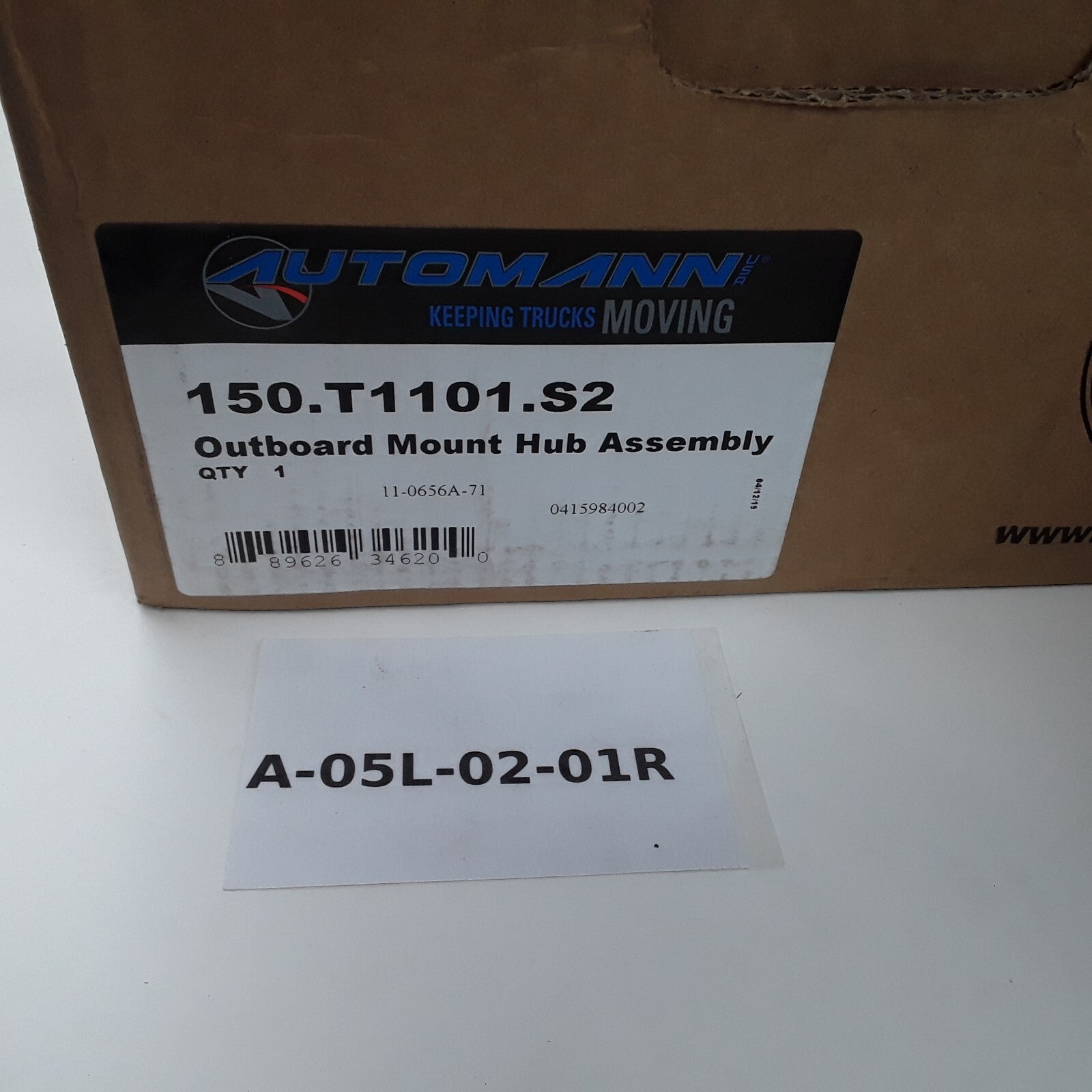 Automann 150.T1101.S2 Truck WEBB Style Outboard Mount Hub Assembly