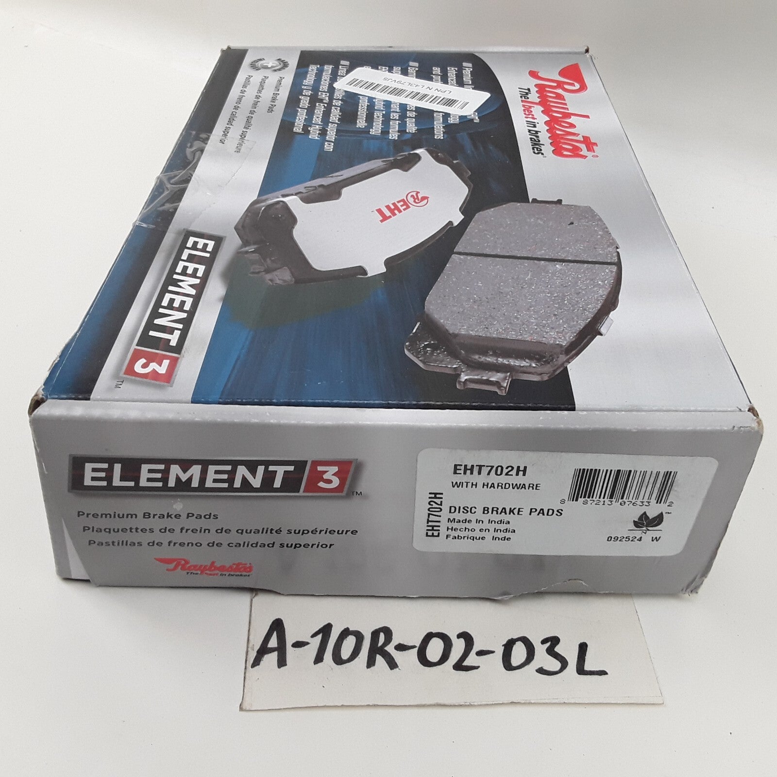 Disc Brake Pad Set Element3 Hybrid Fit Ford Expedition 1997 1998 1999 2000 01 02
