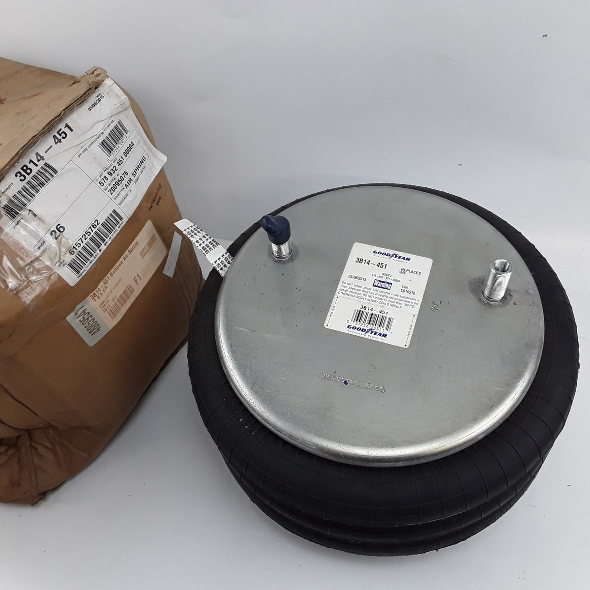 Goodyear 3B14-451 Suspension Air Spring Kit Fits Trucks Trailers and Buses