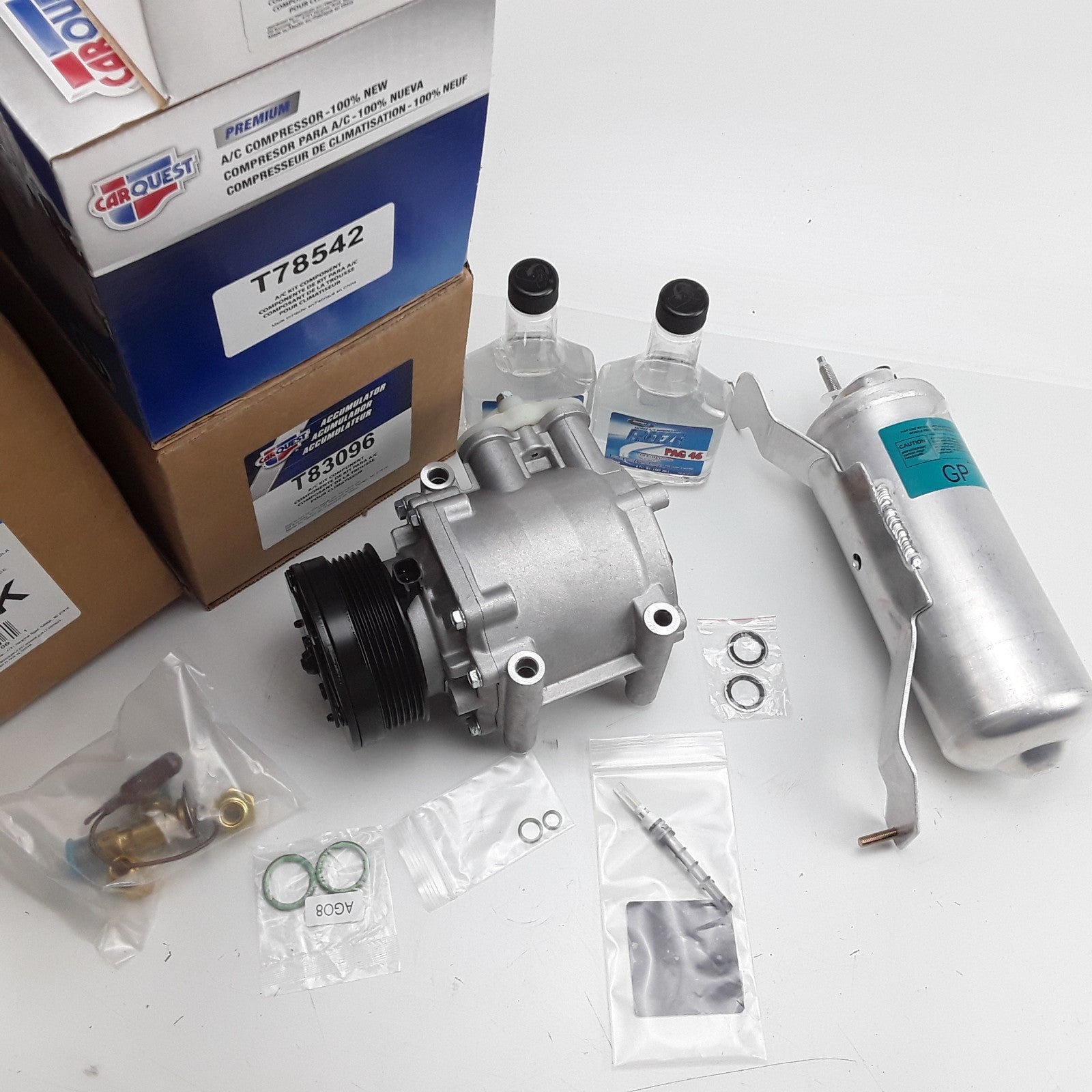 A/C Compressor Kit Fits Ford Explorer Sport Trac Mercury Mountaineer (2003-2005)