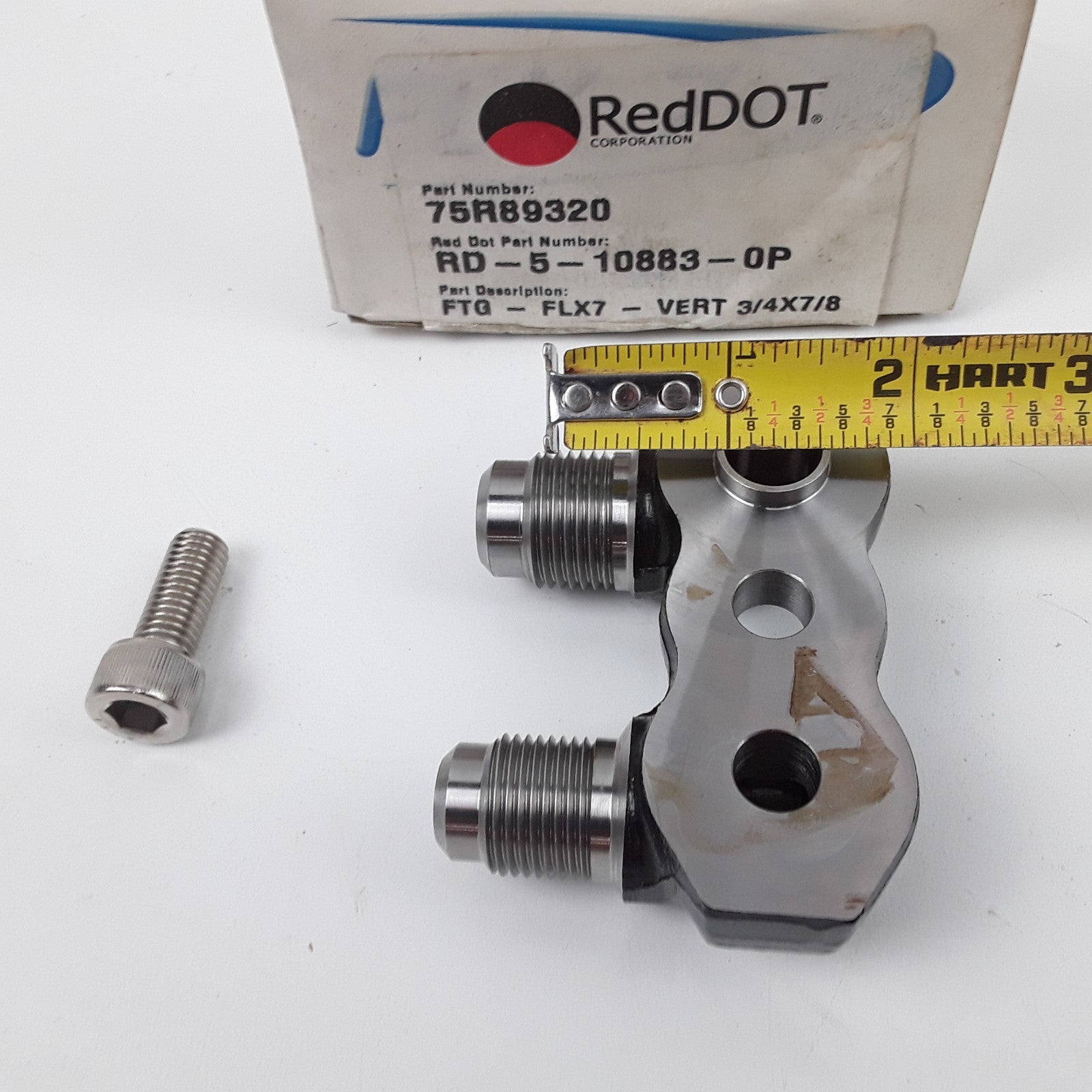 Red Dot 75R89320 Suction and Discharge A/C Compressor Fitting Assembly