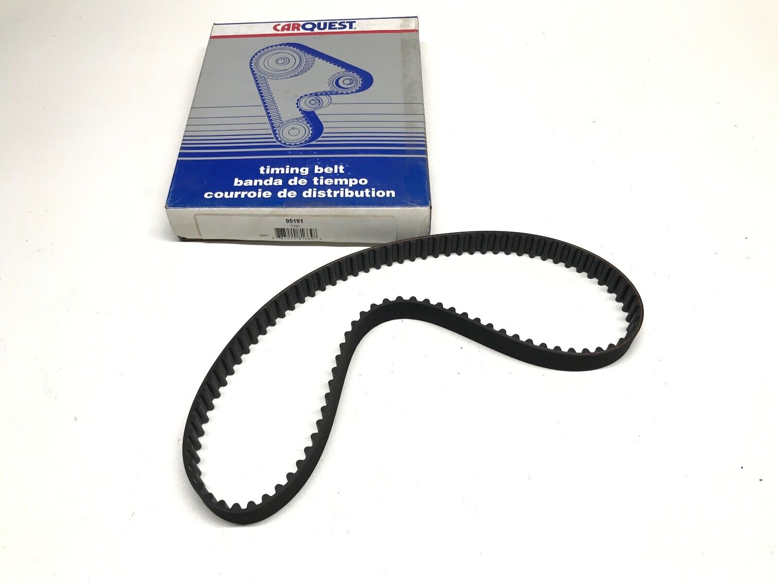 Engine Timing Belt CARQUEST 95191 T191 for Dodge, Hyundai, Mitsubishi, Plymouth - HotCarParts