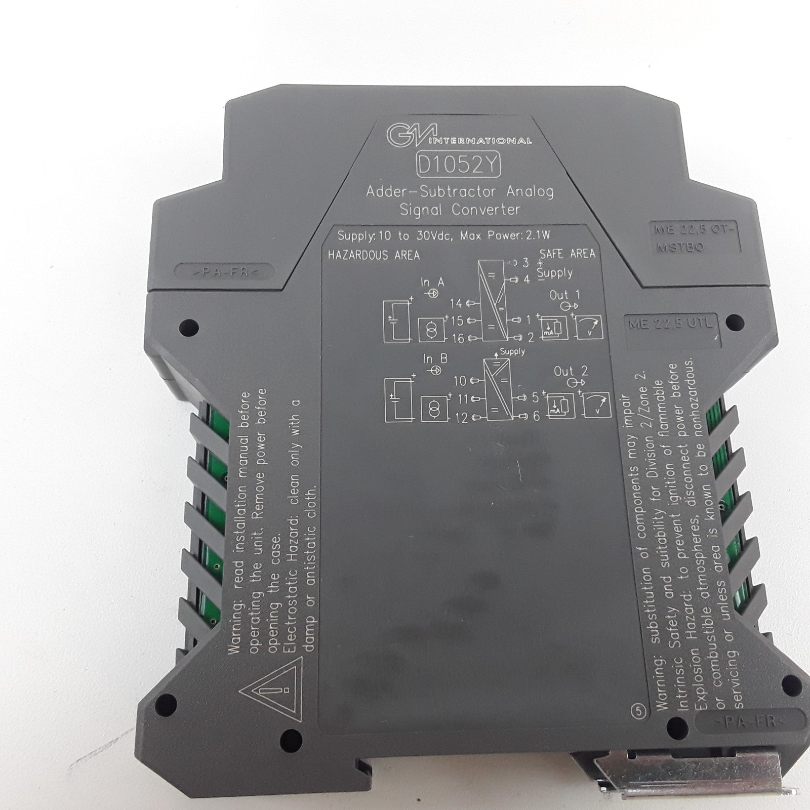 GM International Analog Signal Converter/isolator For Industrial Automation