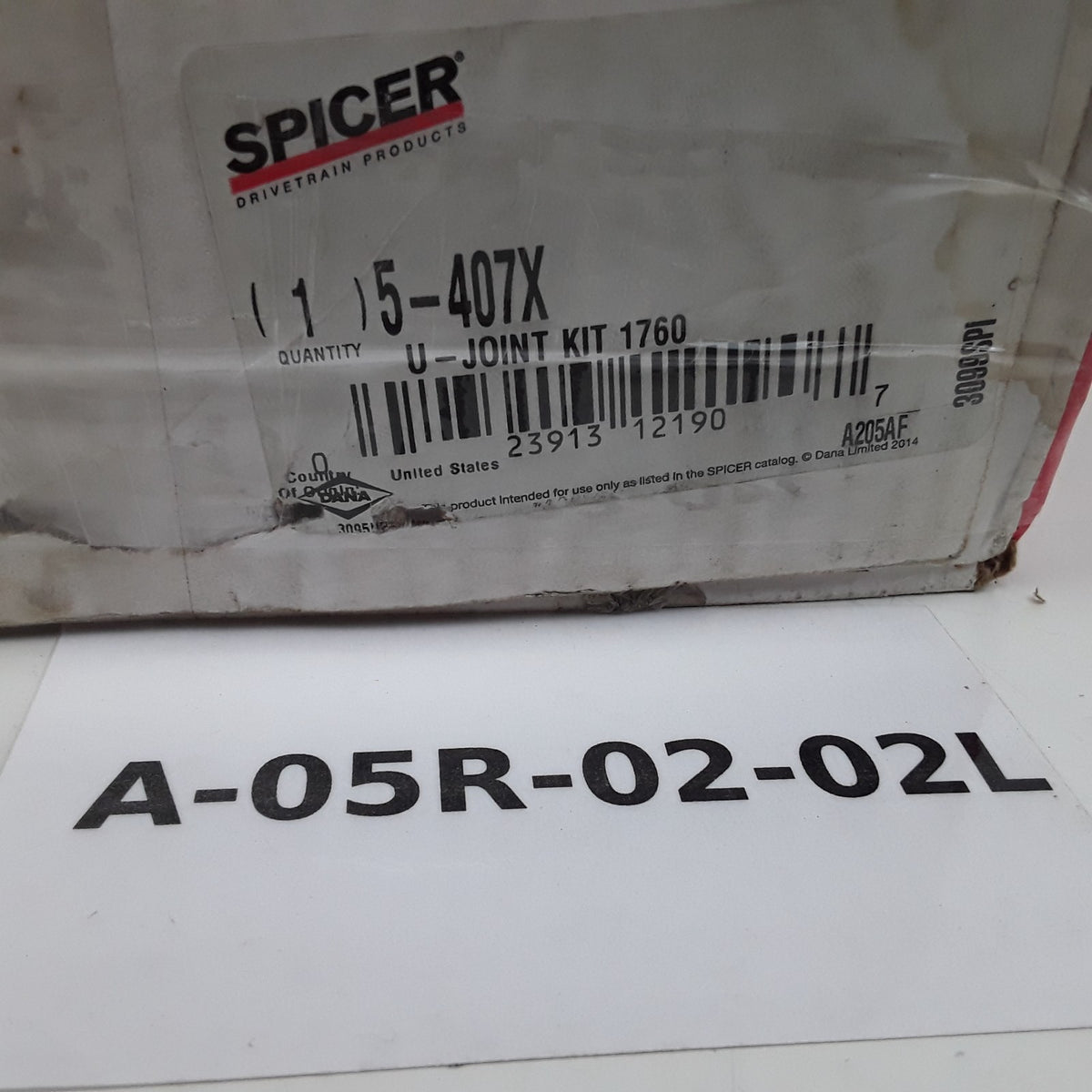 Spicer 5-407X Universal Joint - Greaseable, BP Style 1760 Series For Car Trucks