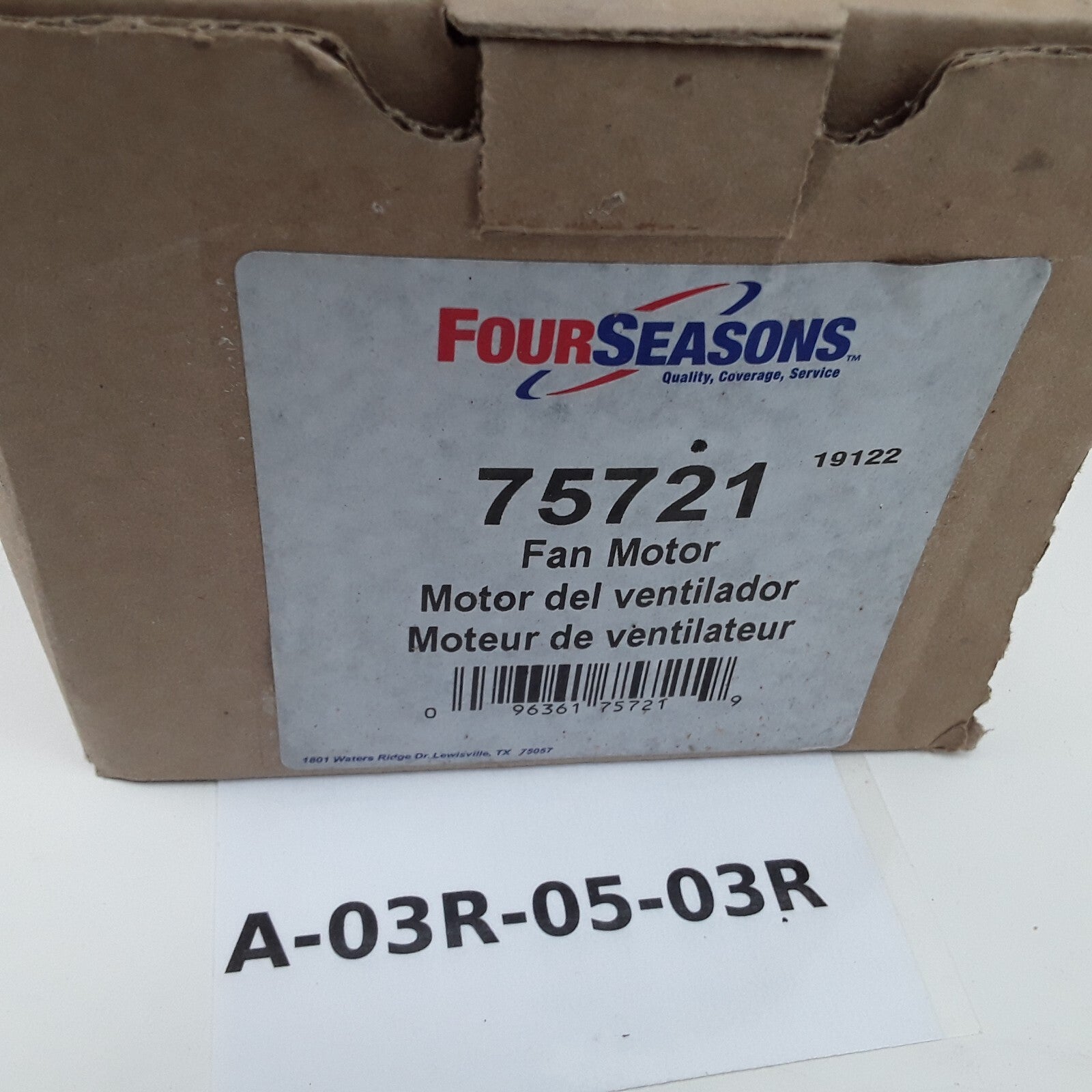 A/C Condenser Fan Motor Fits Ford Crown Victoria Lincoln Town Car 1998-2002