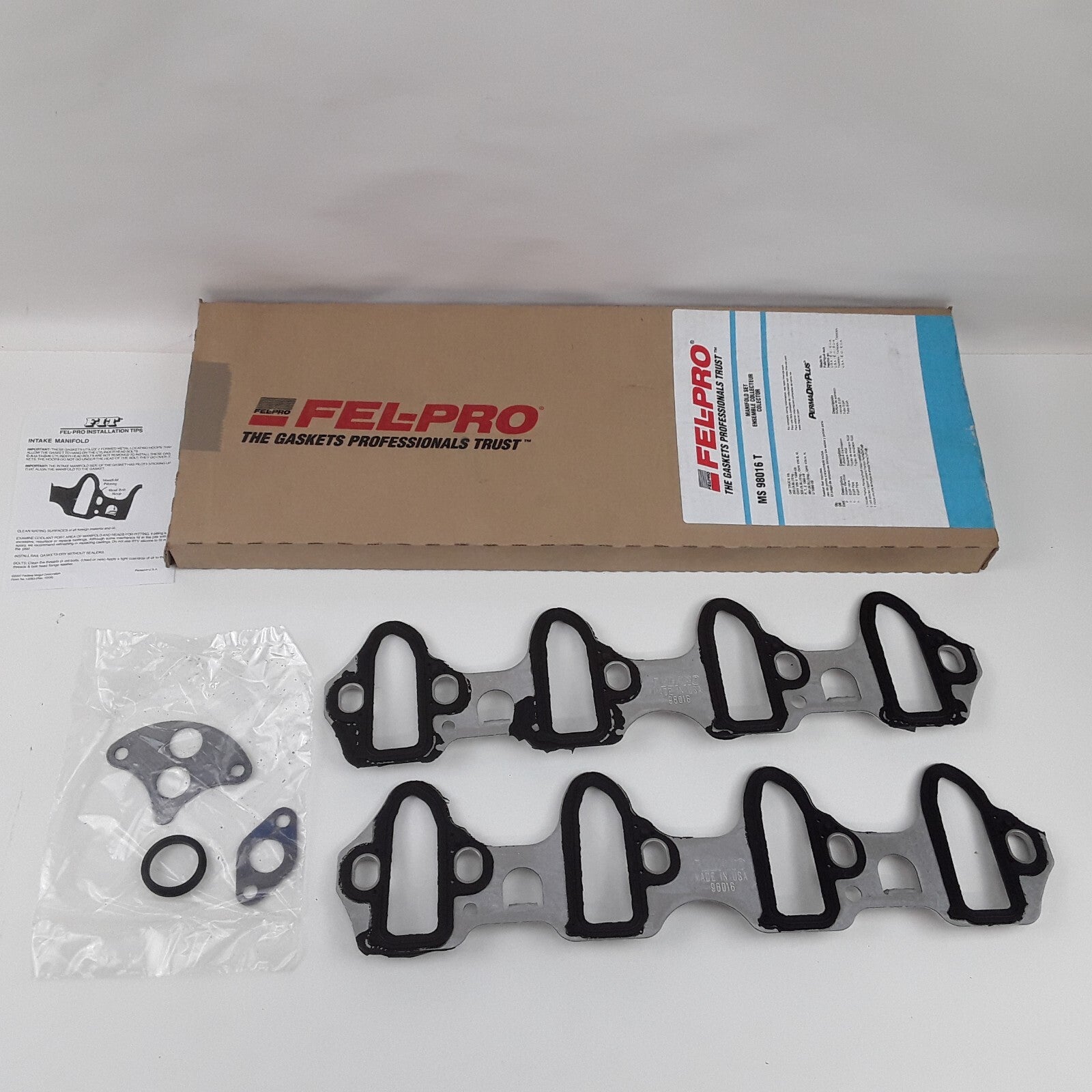 Engine Intake Manifold Gasket Set Fits GMC Savana Isuzu Chevrolet Cadillac