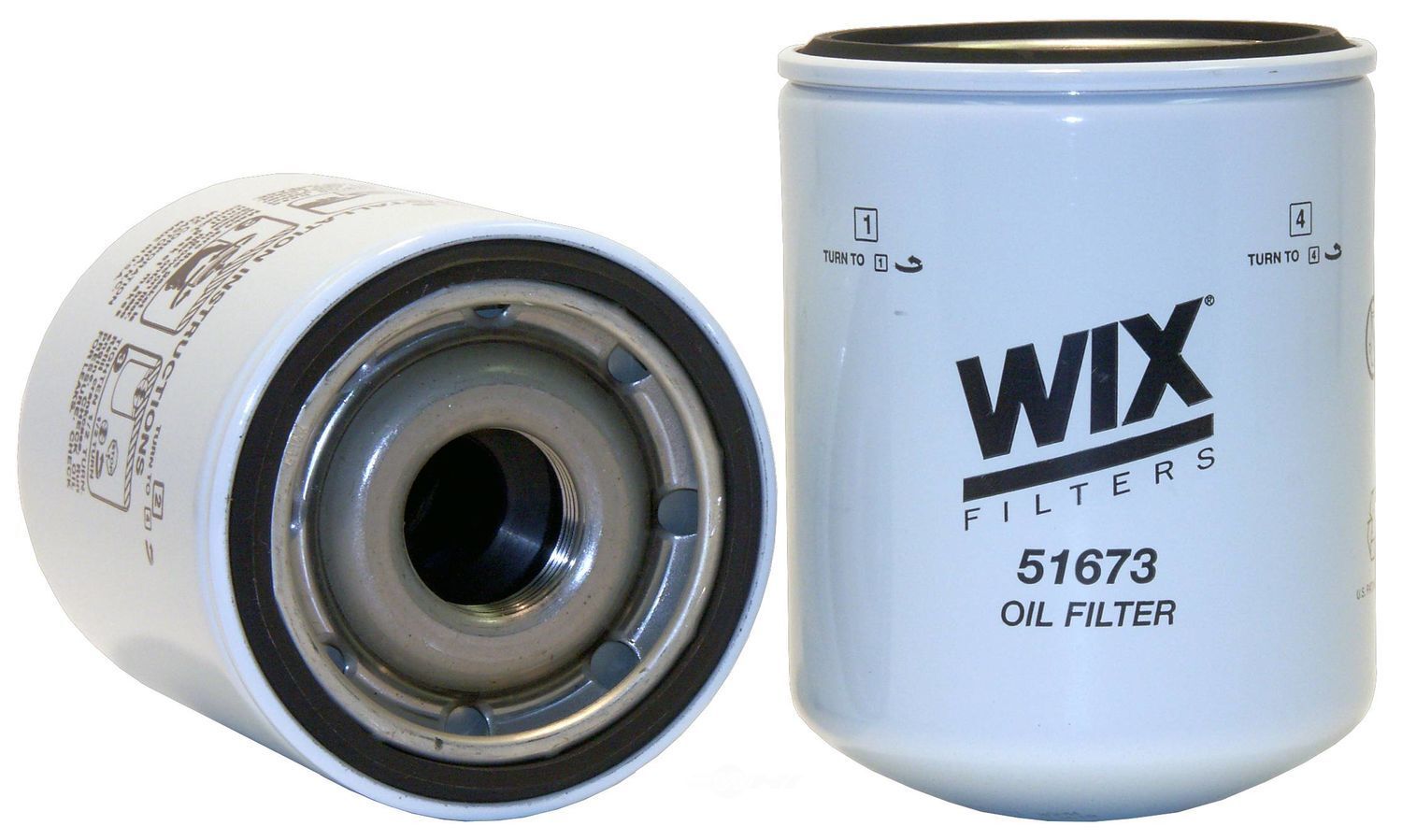 WIX 51673 Heavy Duty Engine Oil Filter Fits Isuzu GMC Chevrolet (1992-1998)