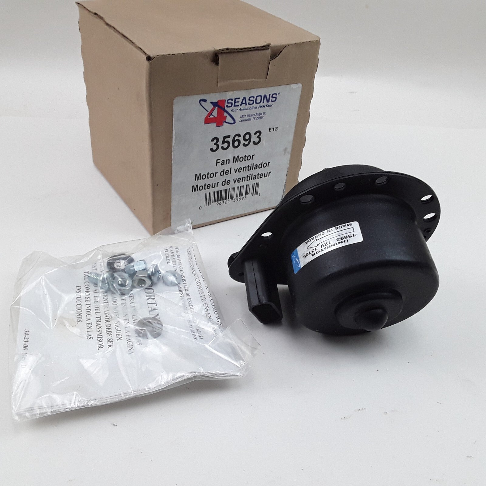 Condenser Fan Motor Fits Buick Cadillac Oldsmobile Pontiac Chevrolet (1986-2002)