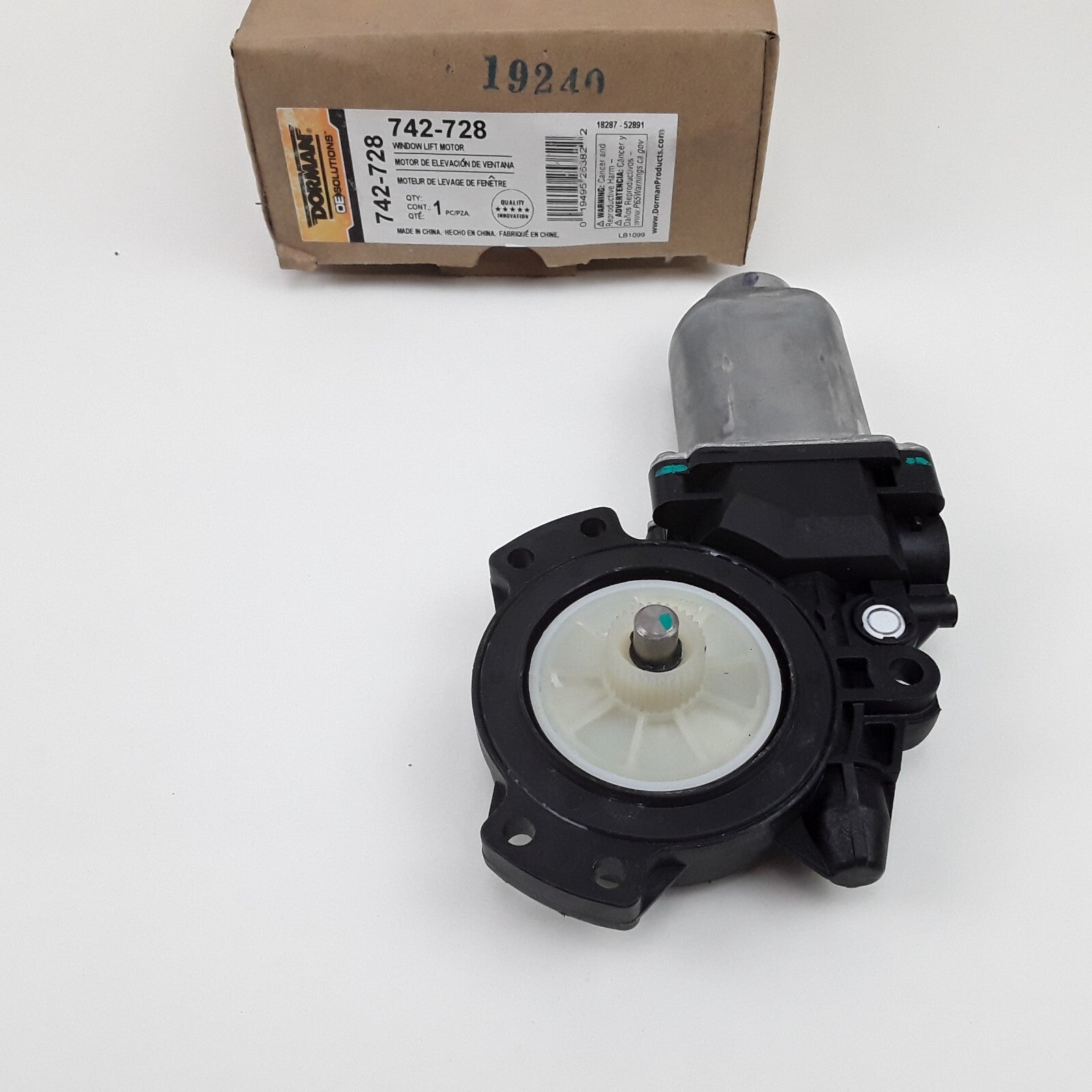 Dorman 742-728 Front Left Power Window Lift Motor Fits Hyundai Elantra 2007-2010