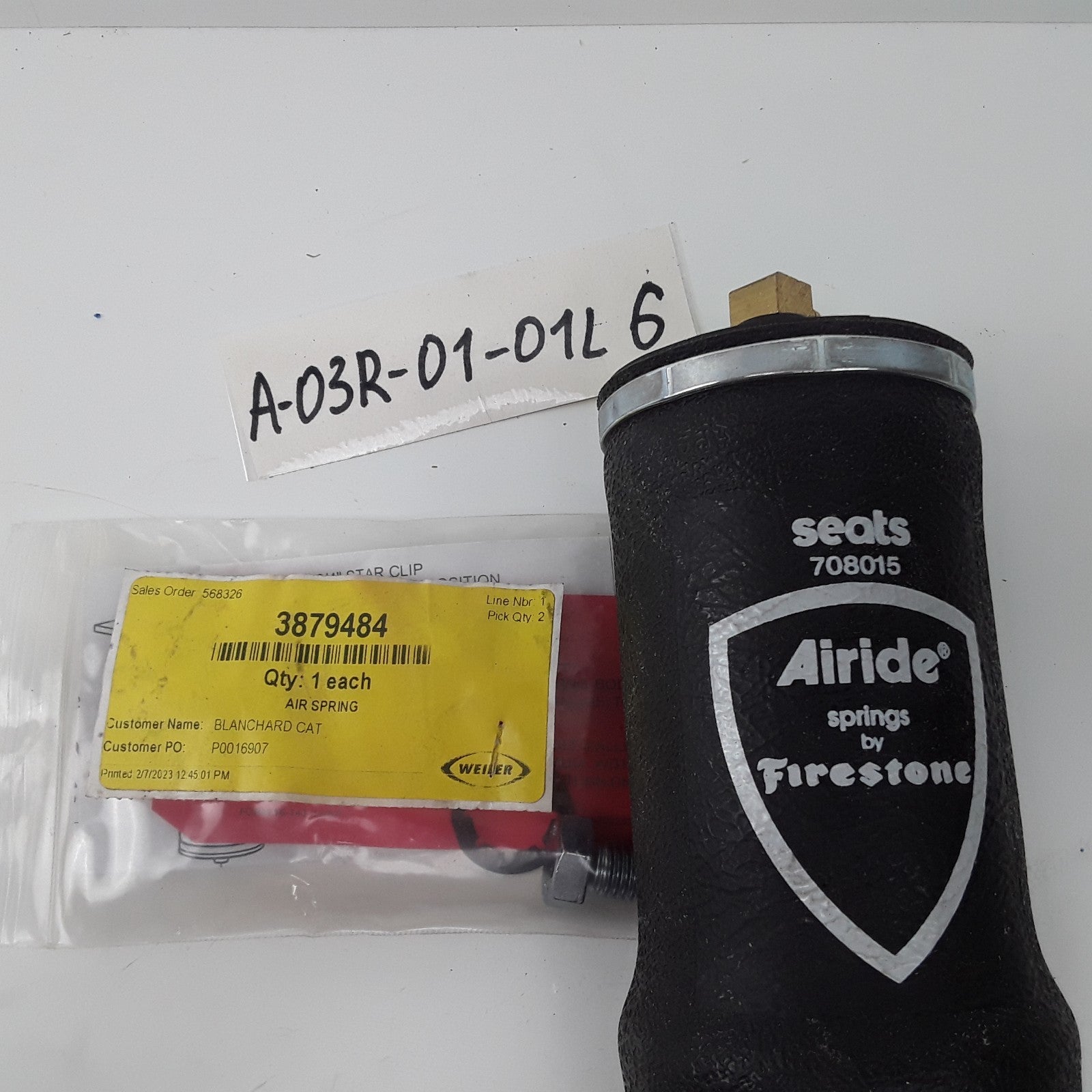 Seat Air Bag Spring For Freightliner Peterbilt Kenworth Mack International Truck