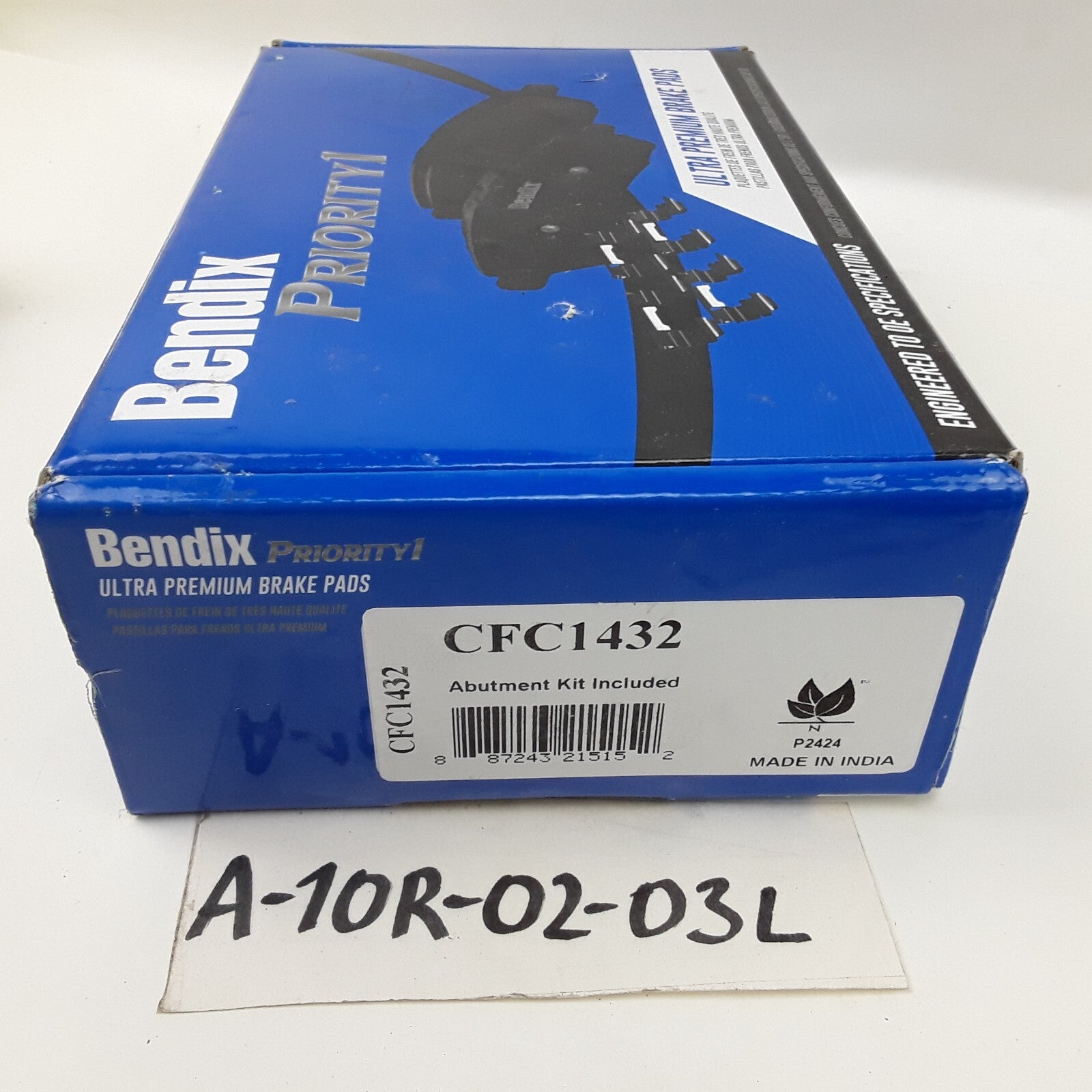 Front Disc Brake Pad Set Priority One Ceramic Fits Hyundai Santa Fe 2010-2012