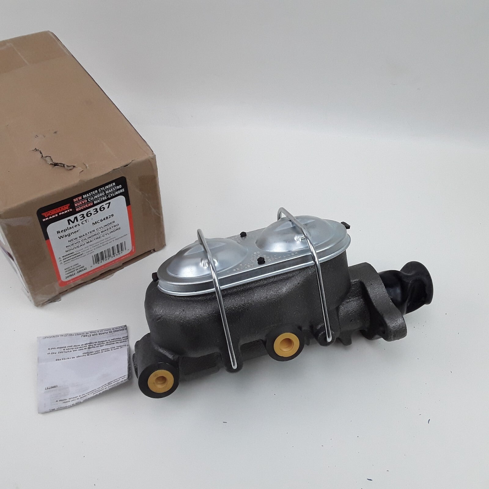 Dorman M36367 Brake Master Cylinder Fits Chevrolet Corvette 1967 1968 1969-1976
