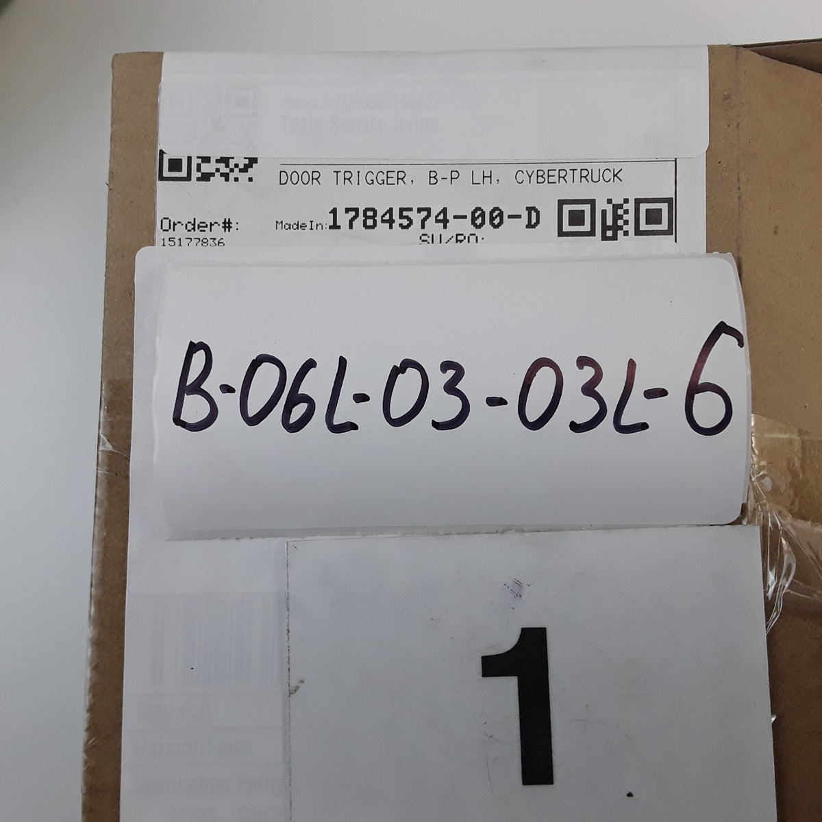 1784574-00-D Front Left B-Pillar Door Switch For Tesla Cybertruck 2024-2026 OEM