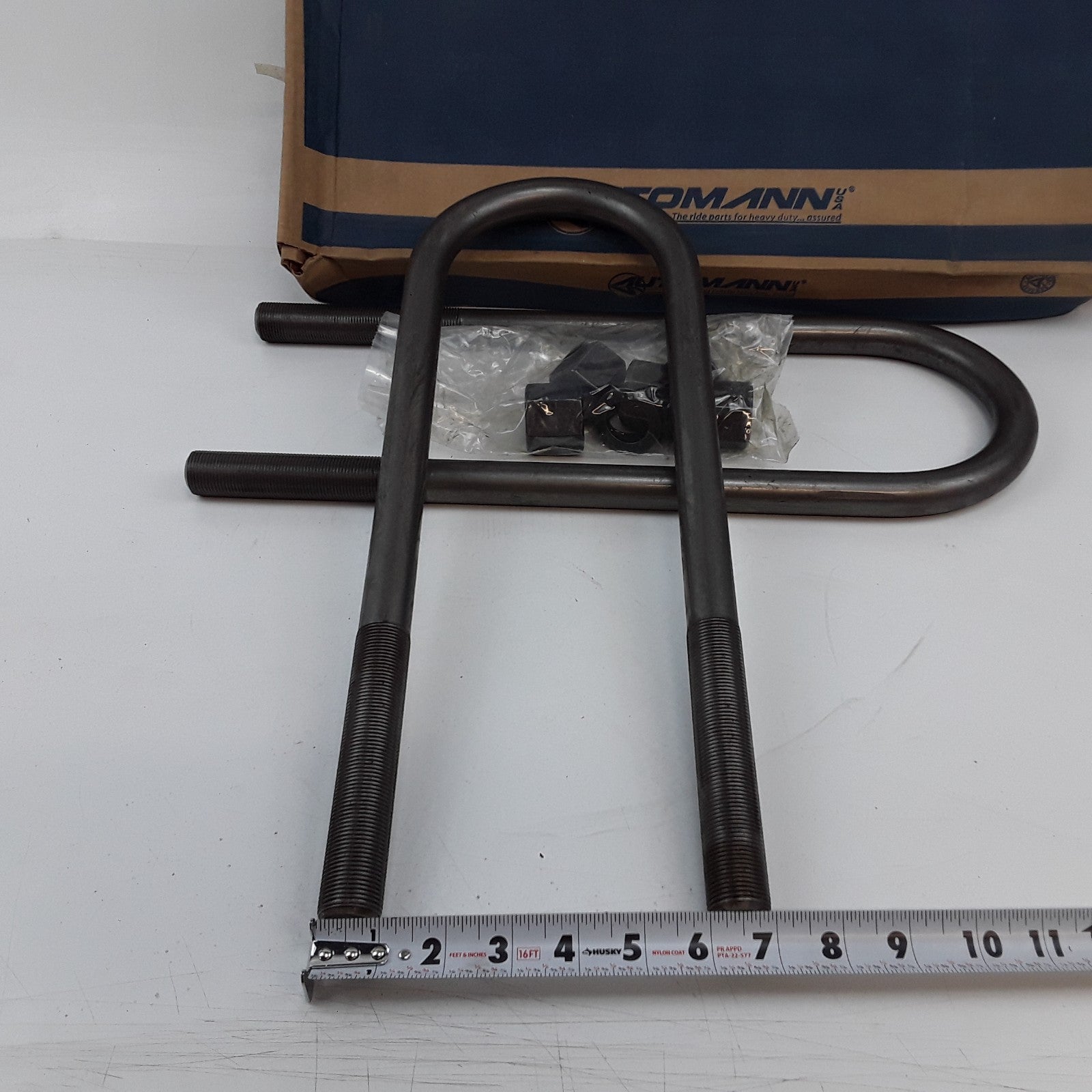 Leaf Spring Axle U-Bolt Kit 1.00" Dia. x 5.00" Width x 18.00" Length Round Bend