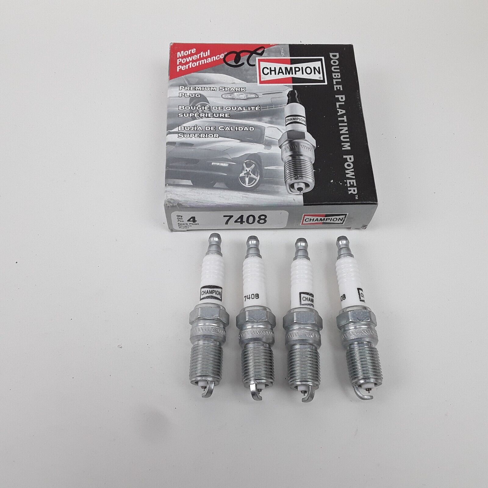 Double Platinum Spark Plug Fits Ford Mercury Mazda Oldsmobile Buick 1974-2003